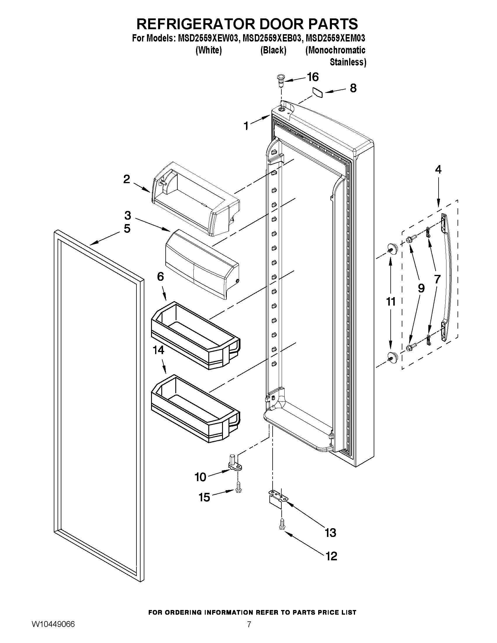 05 - REFRIGERATOR DOOR PARTS