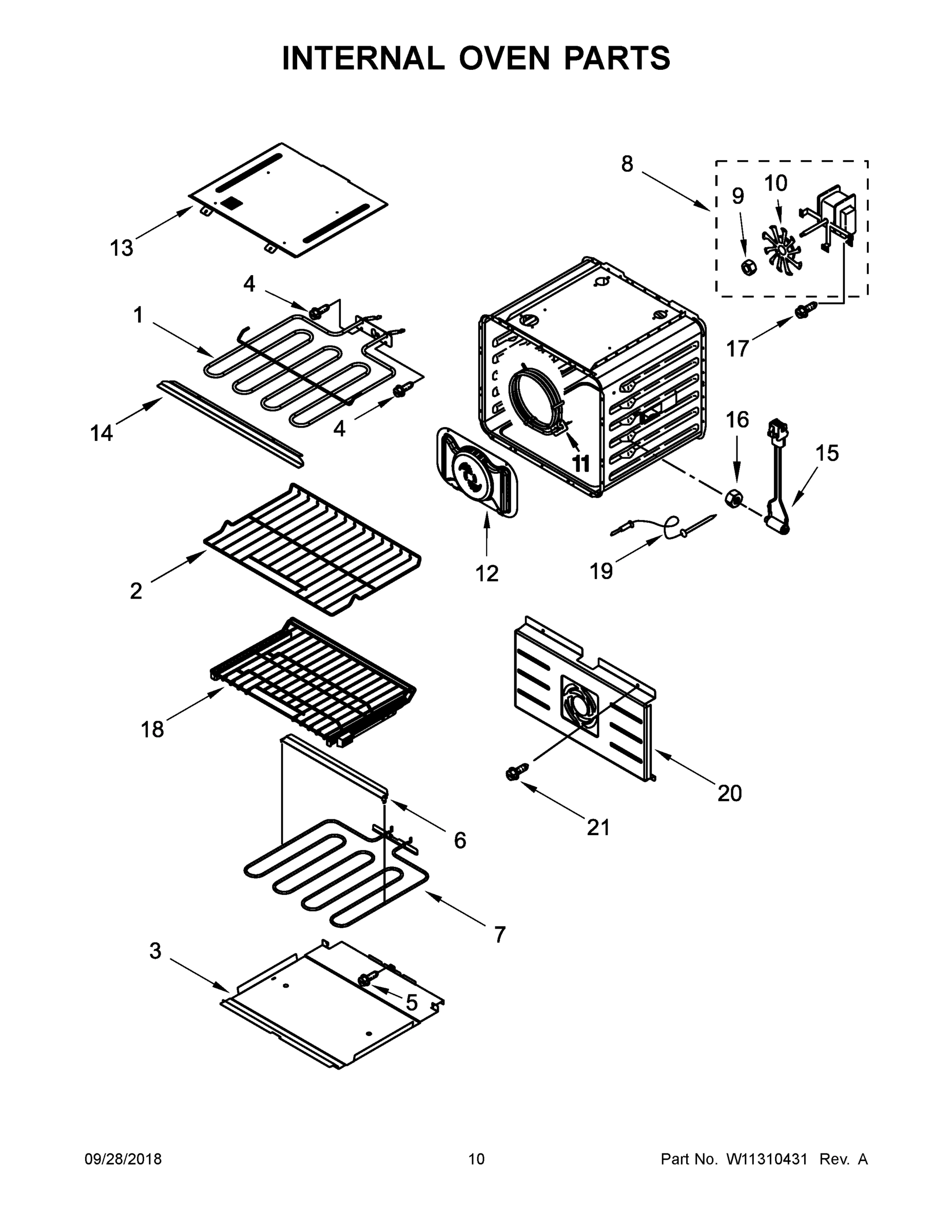 06 - INTERNAL OVEN PARTS