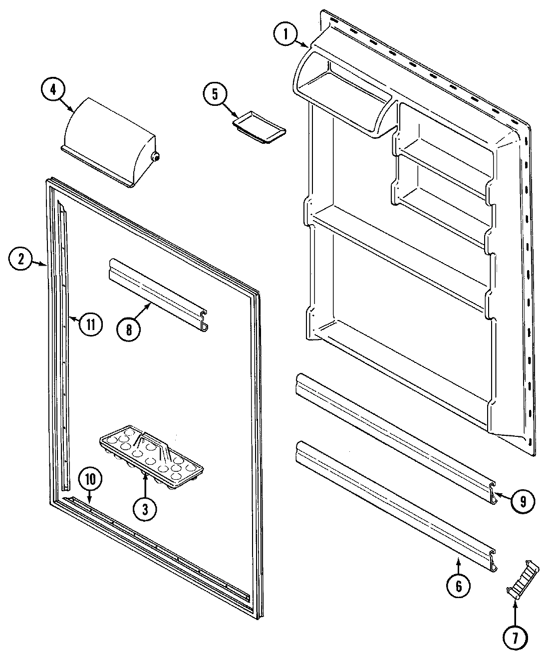 05 - FRESH FOOD INNER DOOR