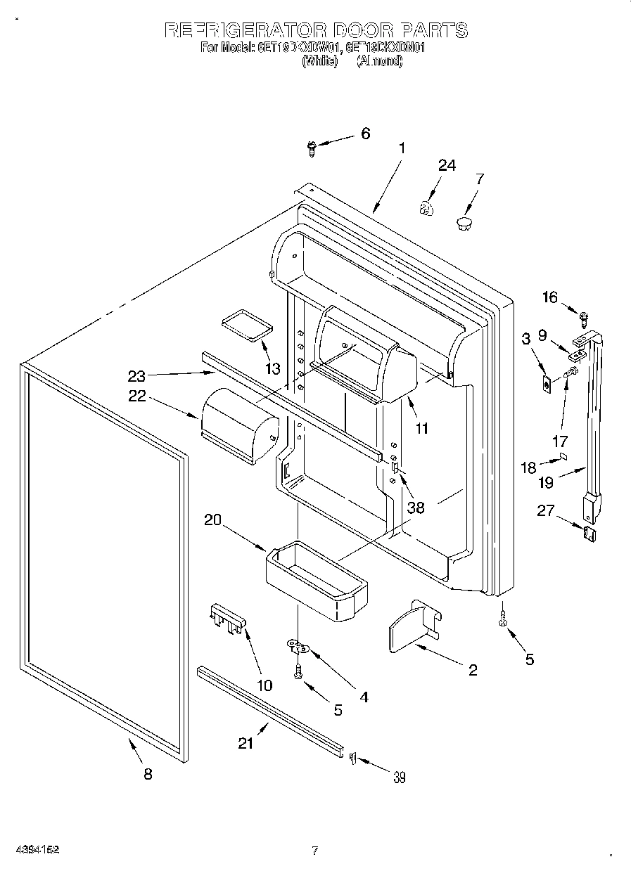 04 - REFRIGERATOR DOOR