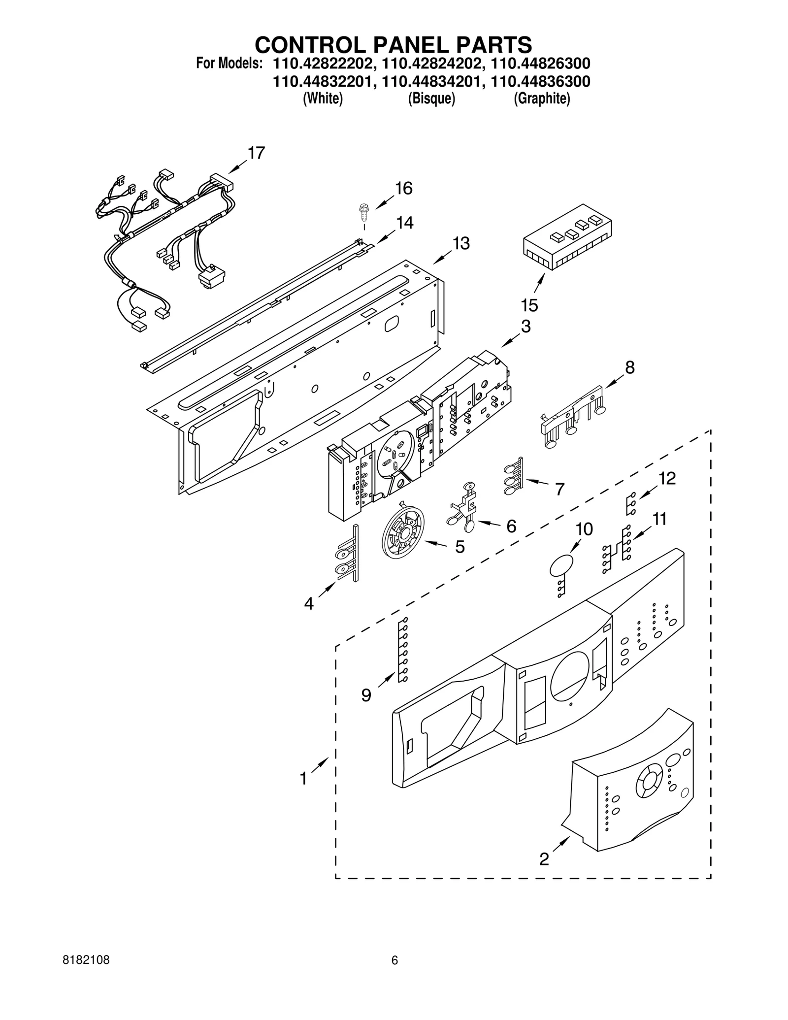 CONTROL PANEL PARTS