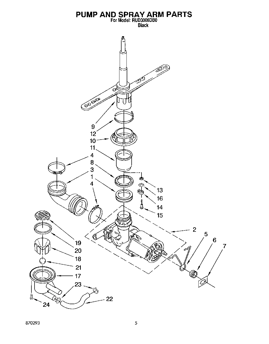 04 - PUMP AND SPRAY ARM