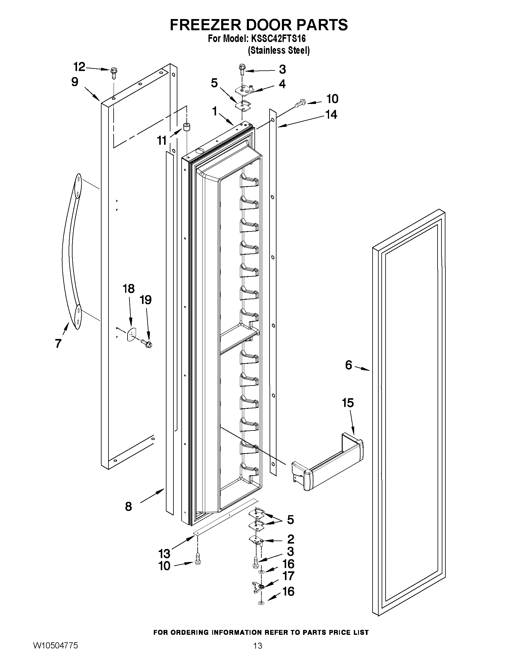 09 - FREEZER DOOR PARTS