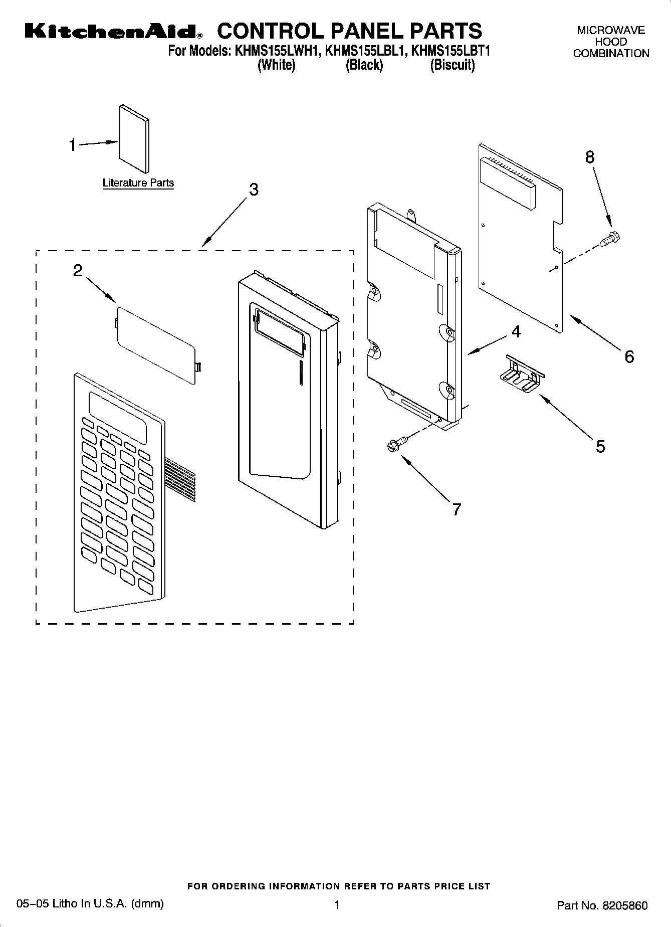 01 - CONTROL PANEL PARTS
