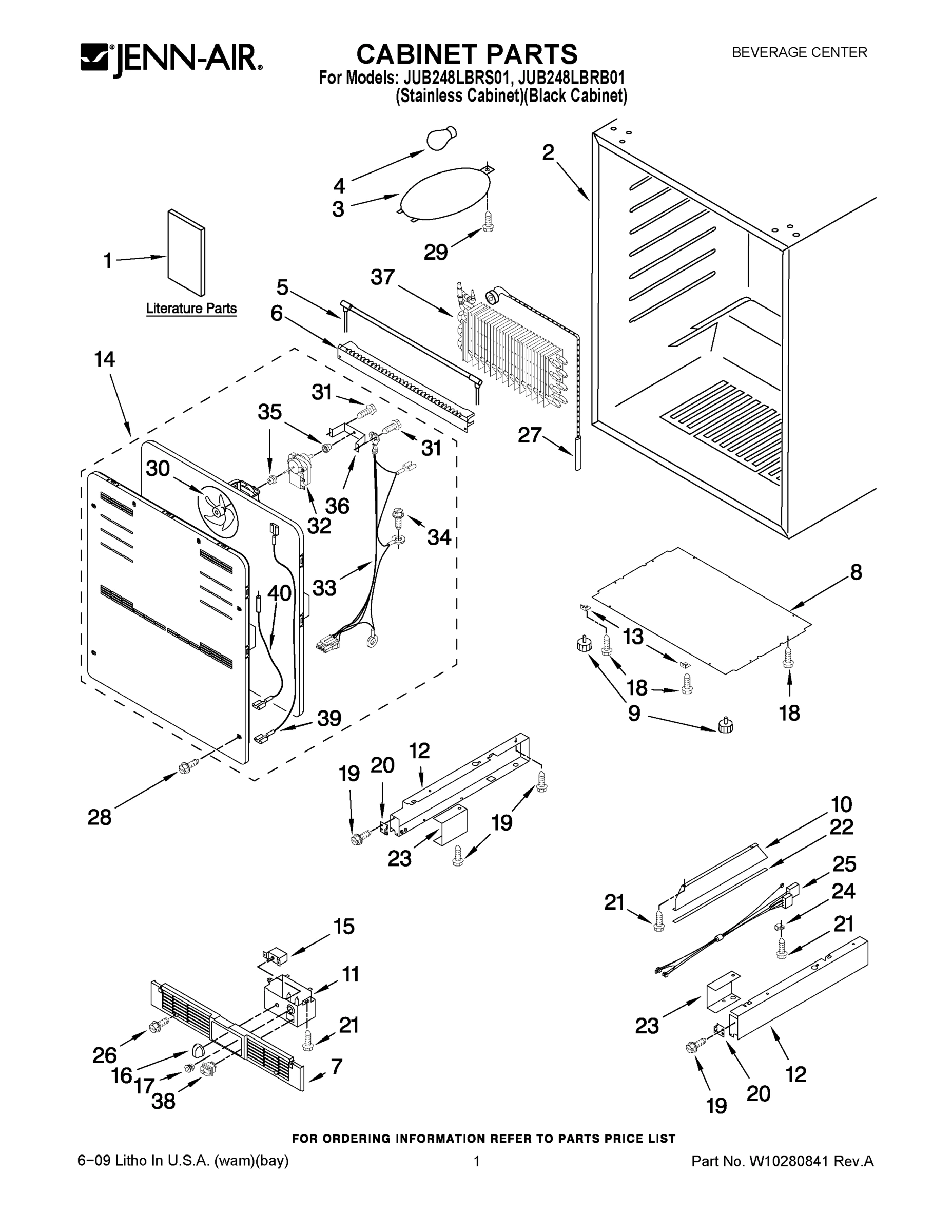 01 - CABINET PARTS