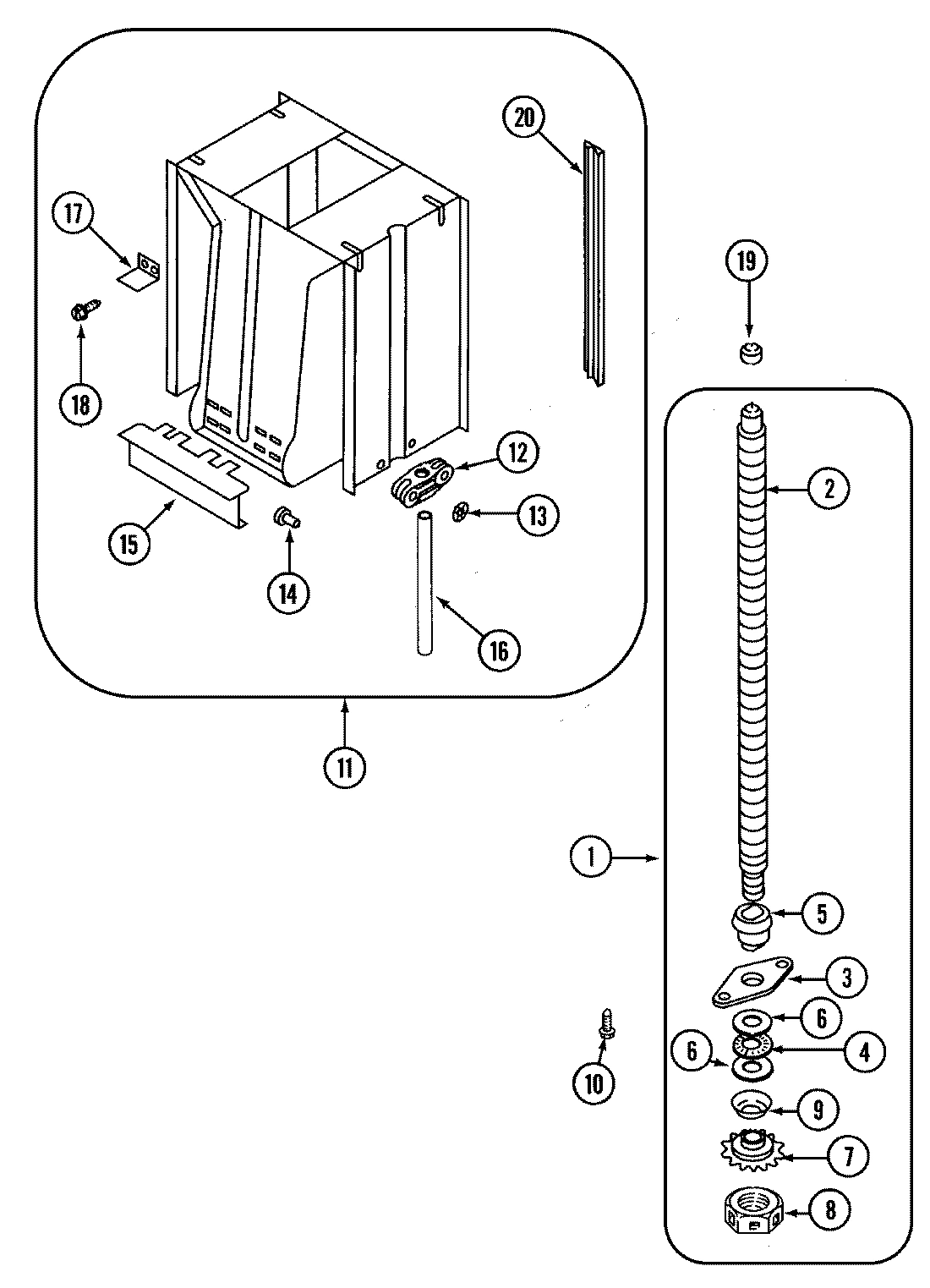 09 - POWER SCREW & RAM (SERIES 2-5)