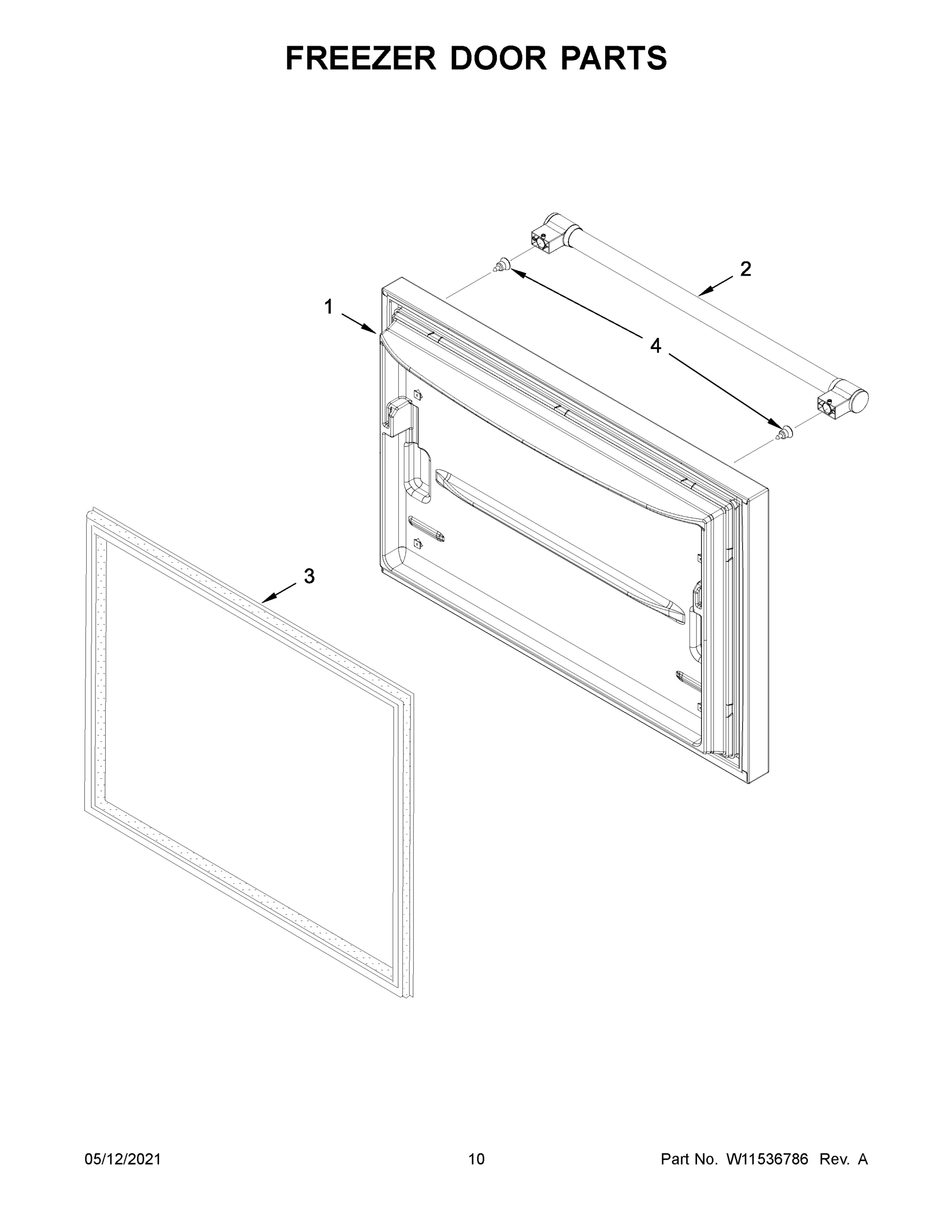 06 - FREEZER DOOR PARTS