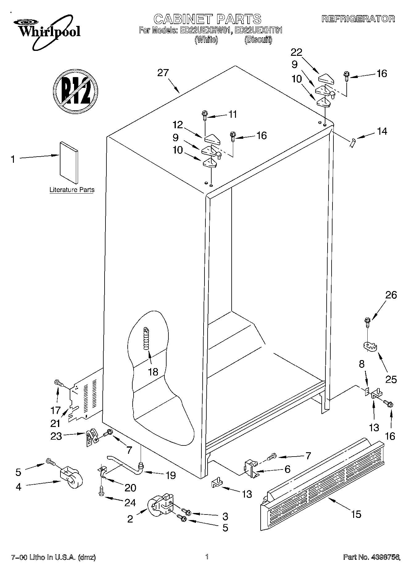 01 - CABINET, LITERATURE