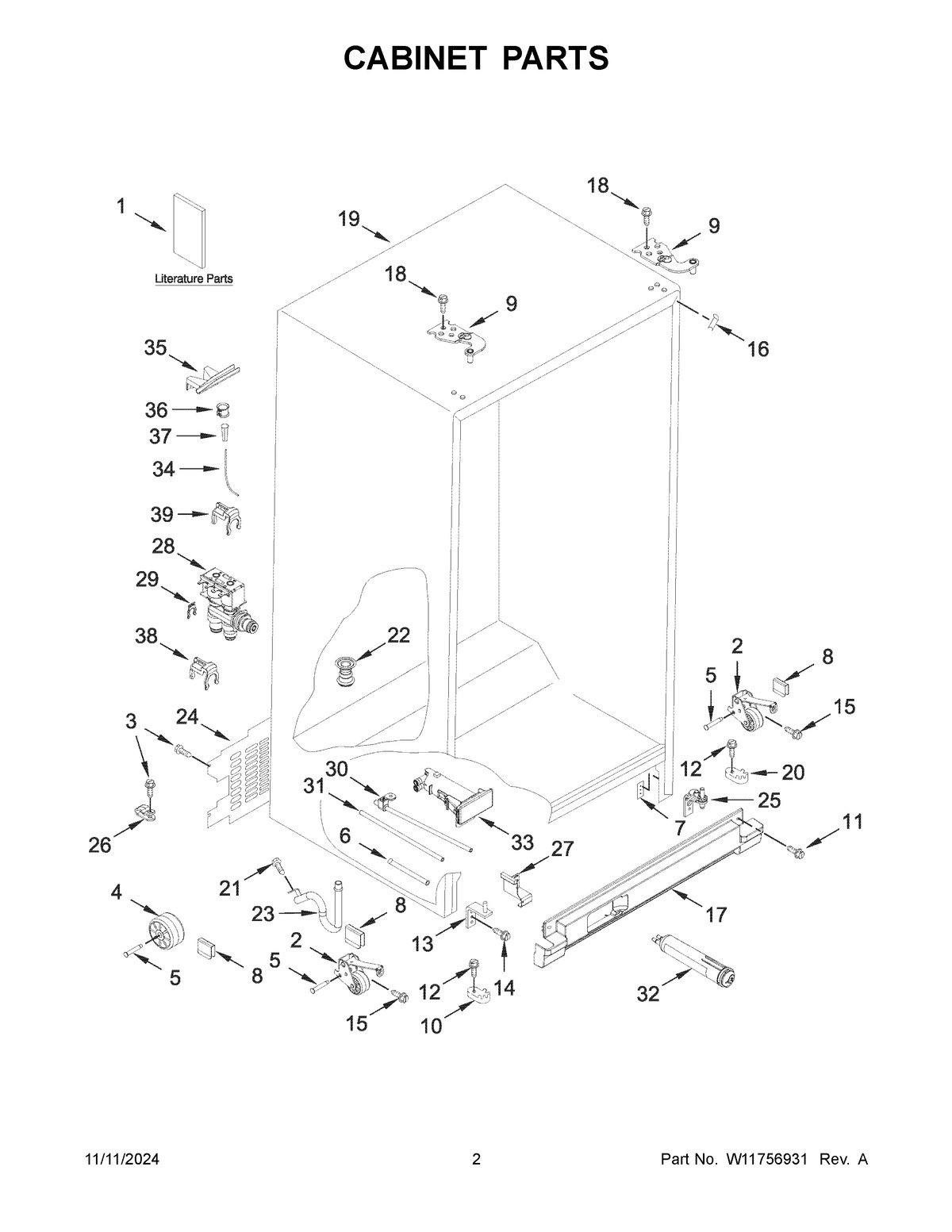 02 - CABINET PARTS