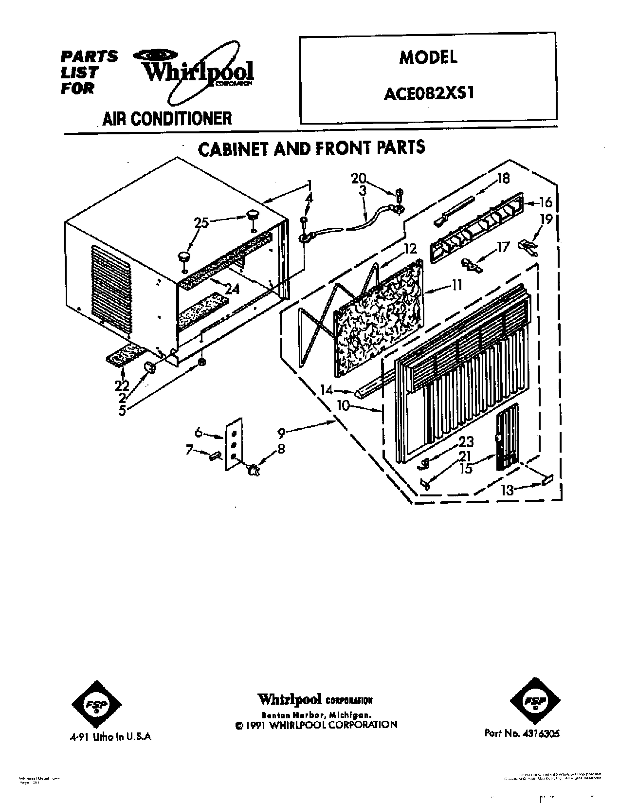 01 - CABINET AND FRONT