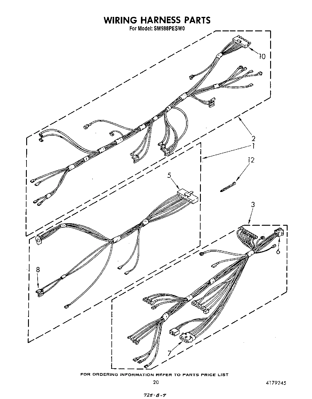 13 - WIRING HARNESS , LITERATURE AND OPTIONAL