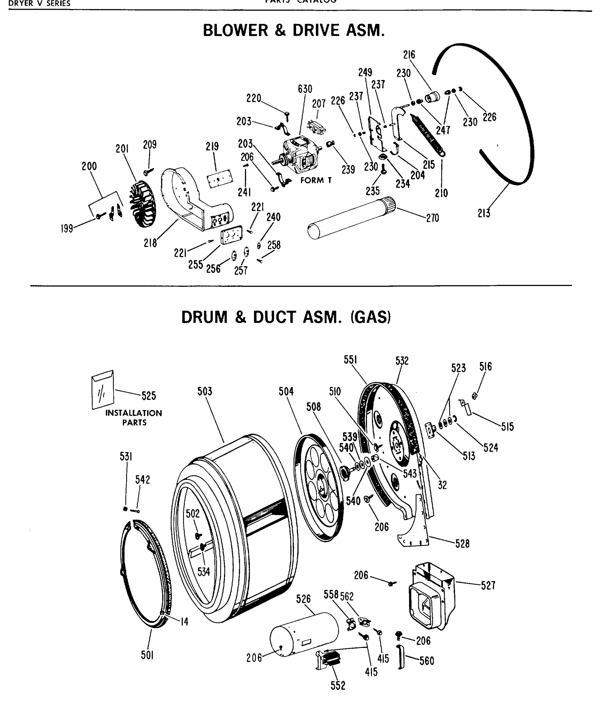 BLOWER & DRIVE ASM.