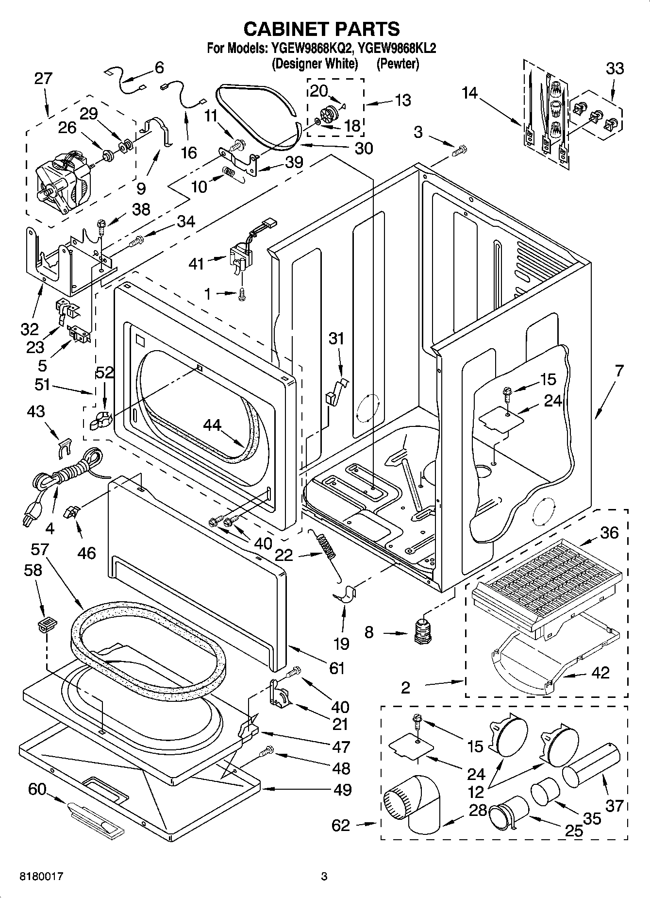 02 - CABINET PARTS