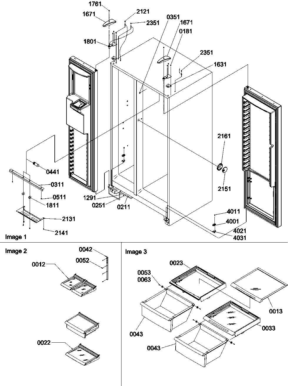 12 - Refrigerator/Freezer Lights and Hinges
