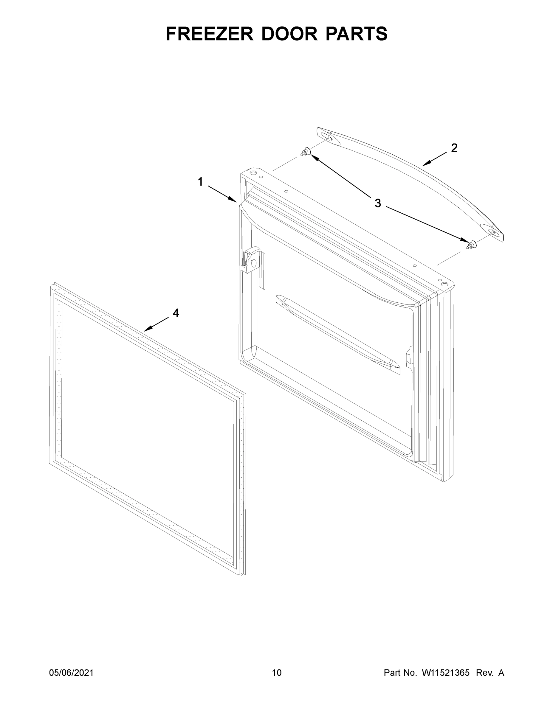 06 - FREEZER DOOR PARTS