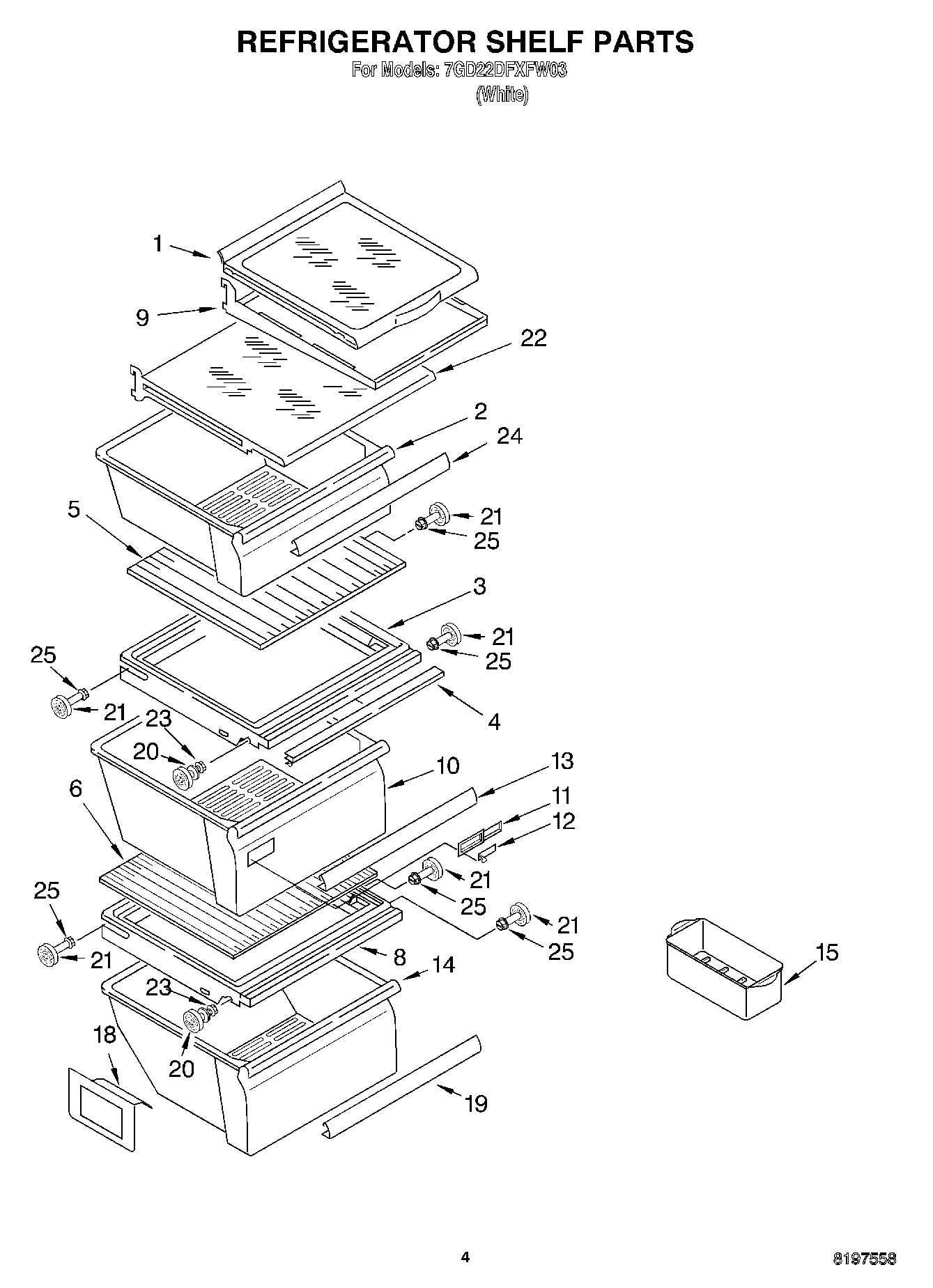 03 - REFRIGERATOR SHELF