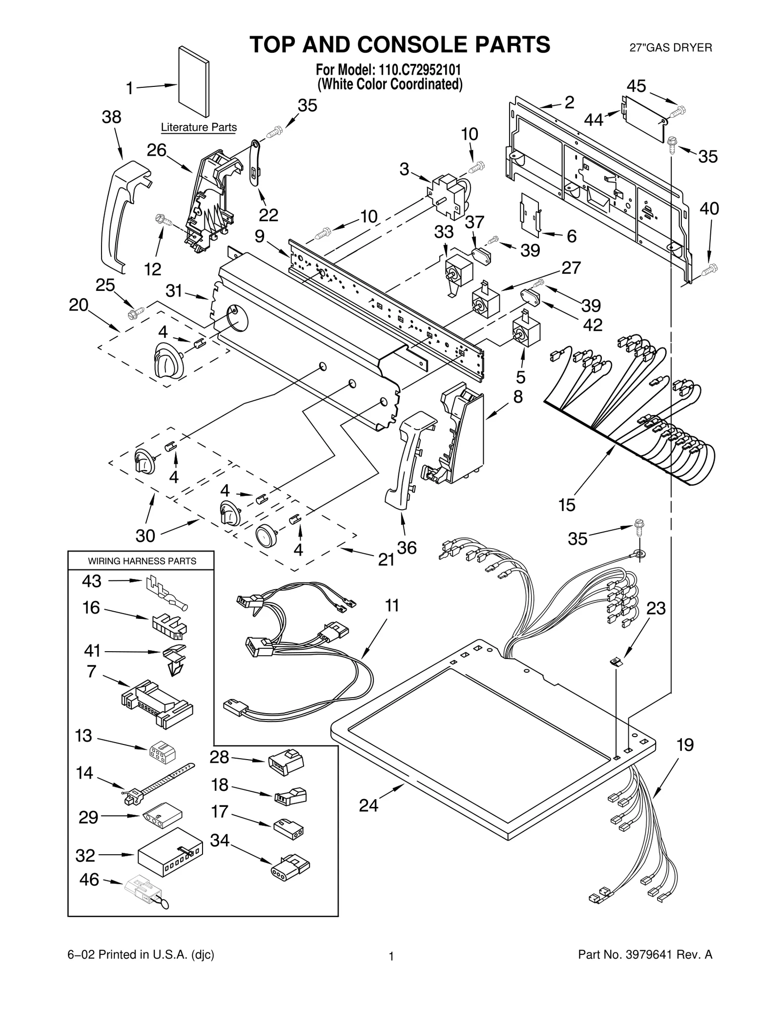 TOP AND CONSOLE PARTS