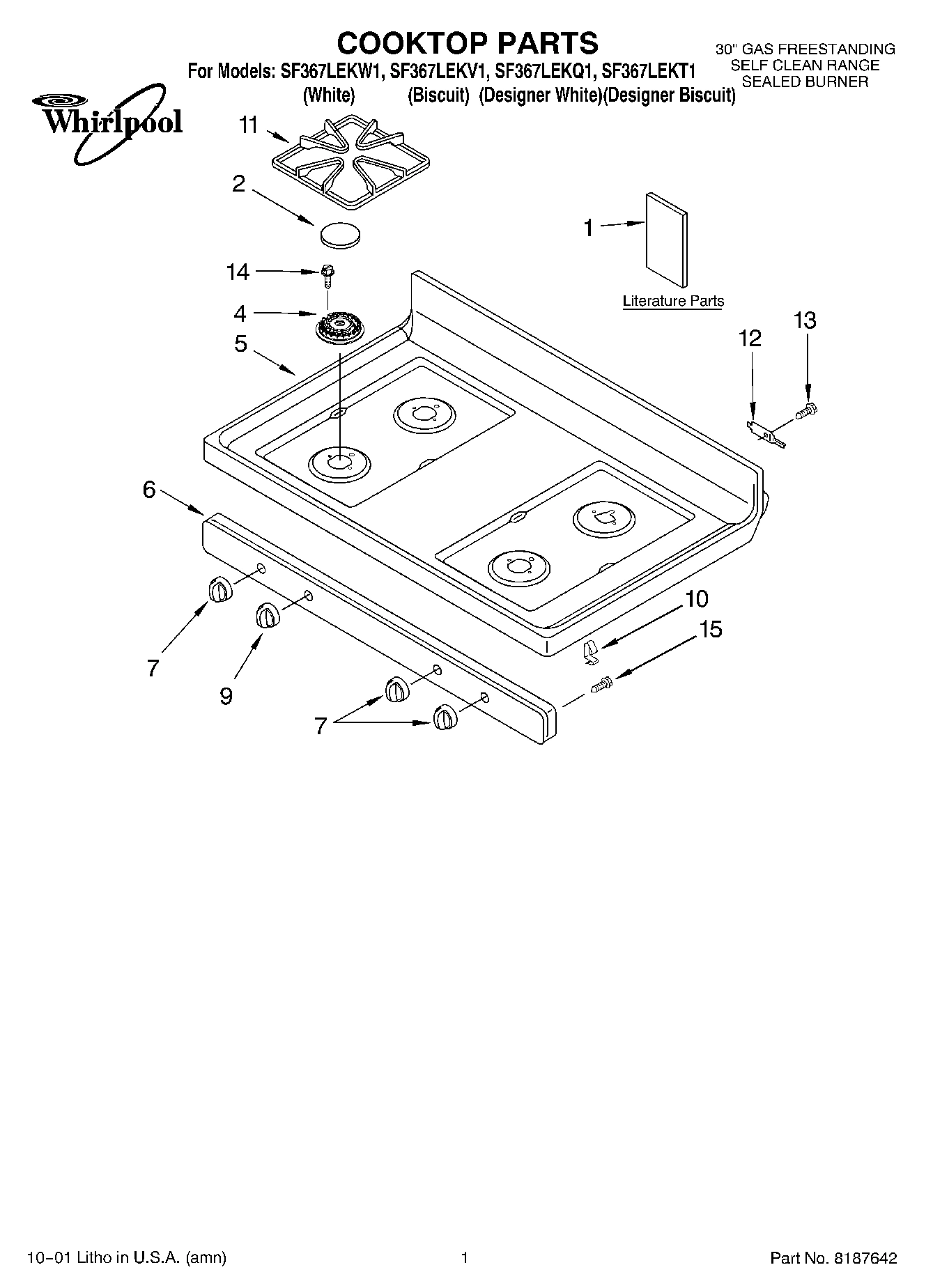 01 - COOKTOP, LITERATURE
