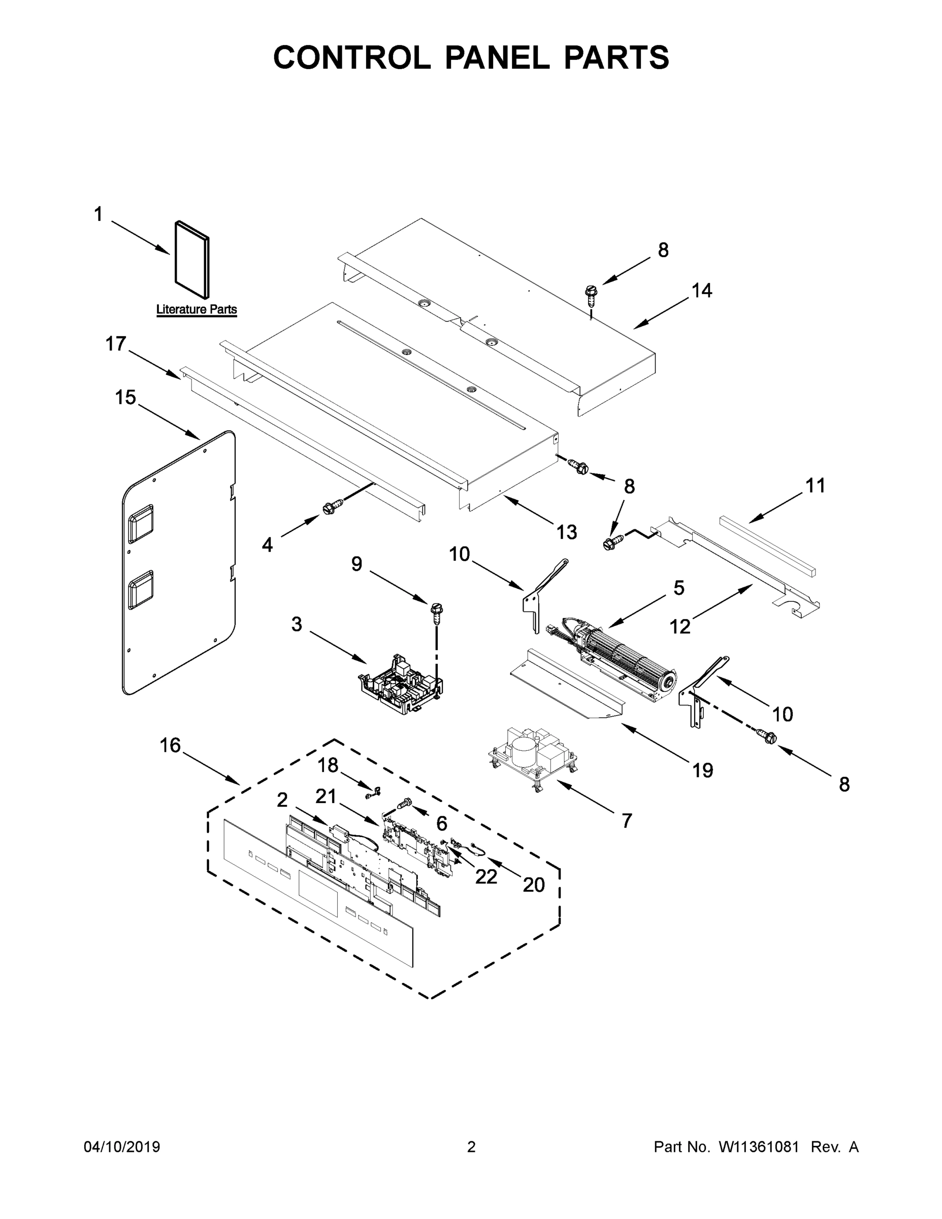 02 - CONTROL PANEL PARTS