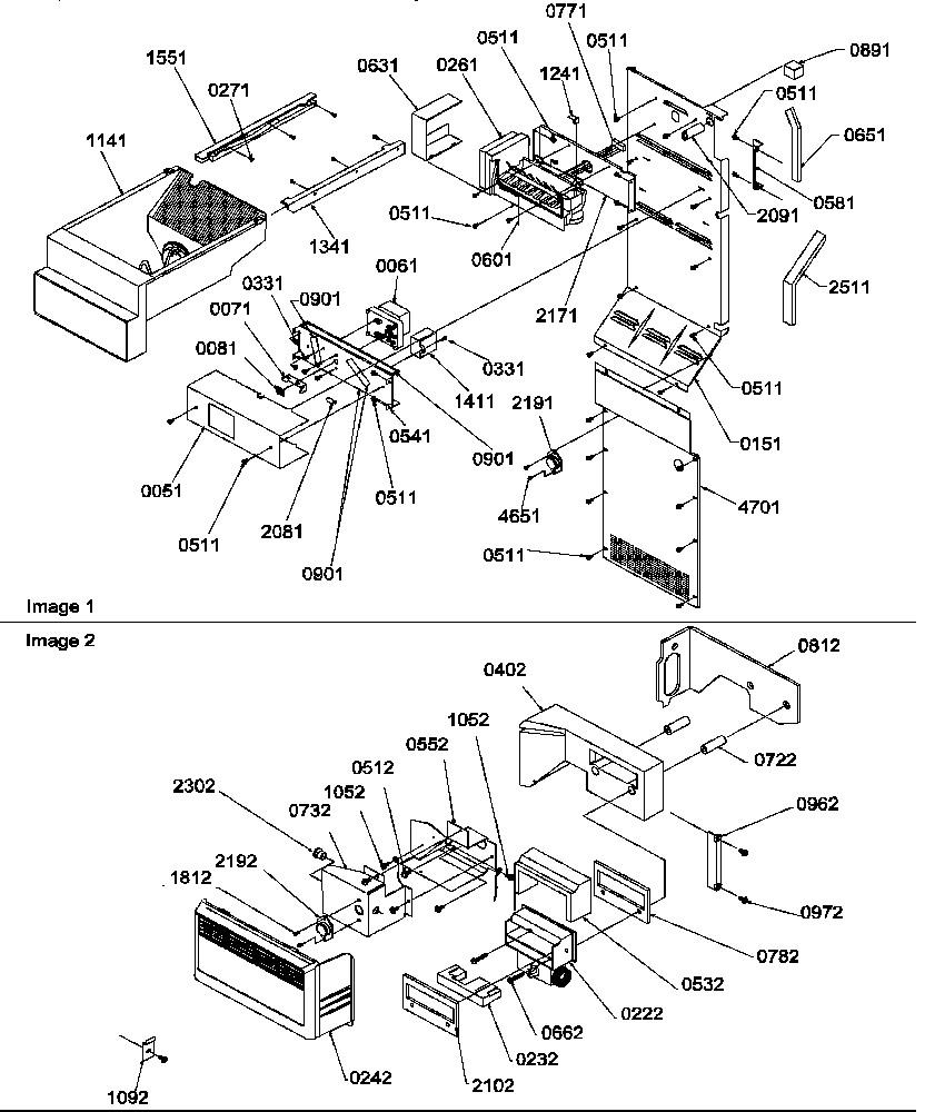 09 - ICE MAKER/CONTROL ASSY