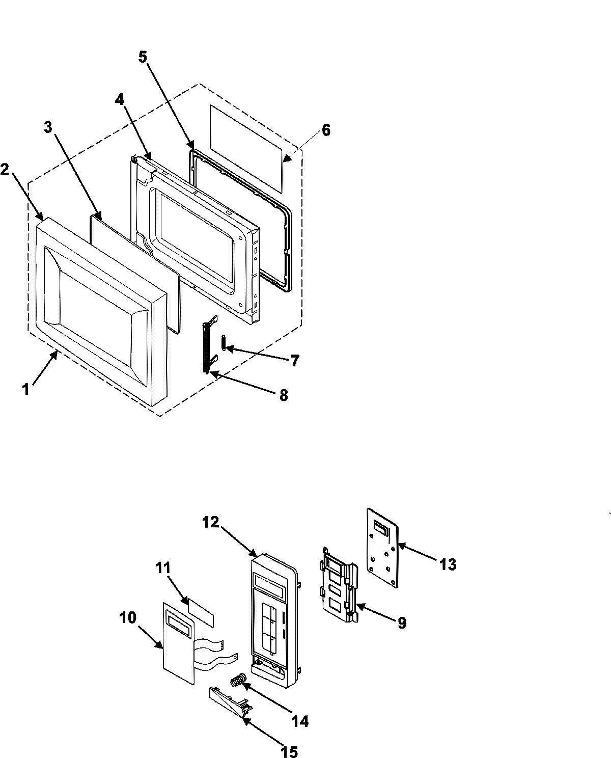 02 - CONTROL PANEL/DOOR ASSEMBLY