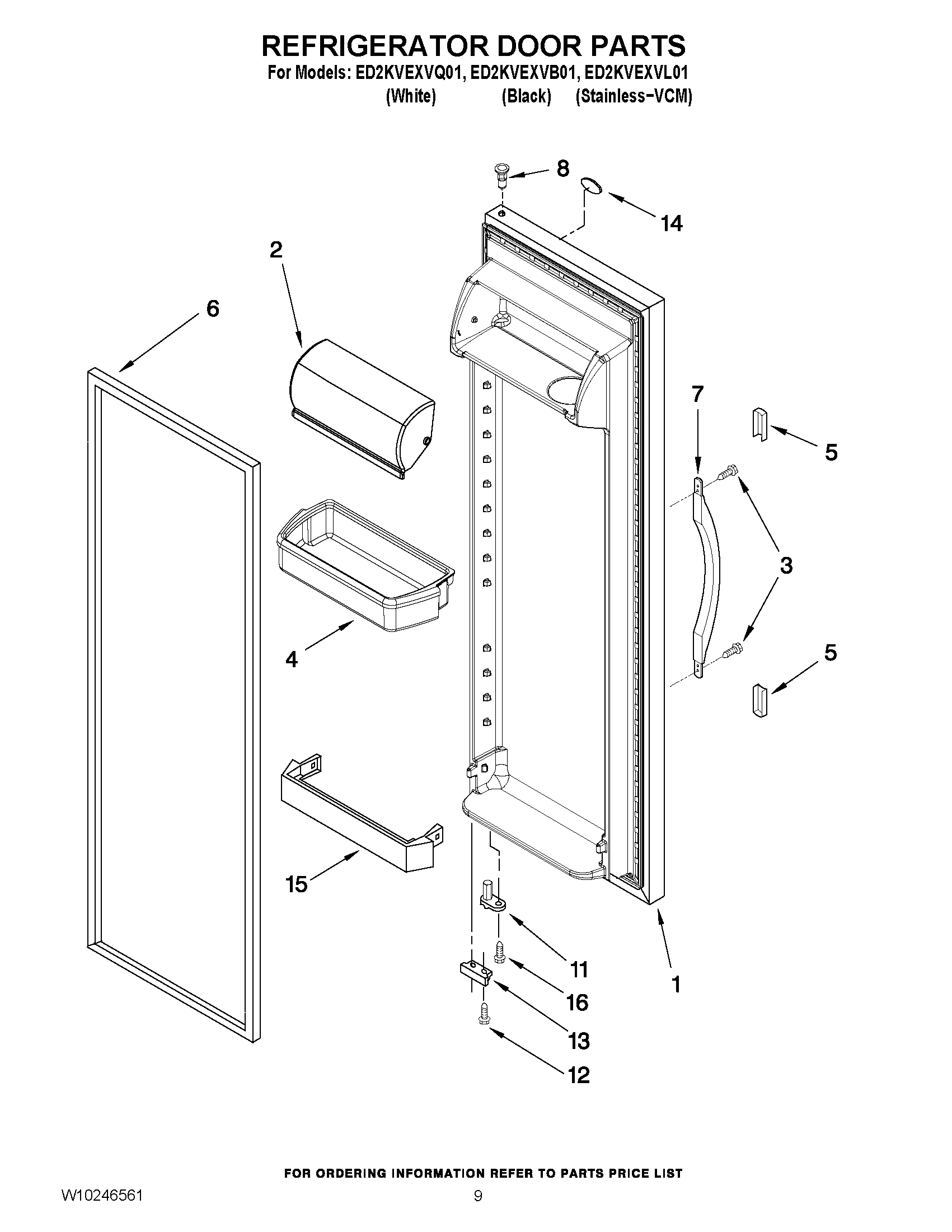 06 - REFRIGERATOR DOOR PARTS