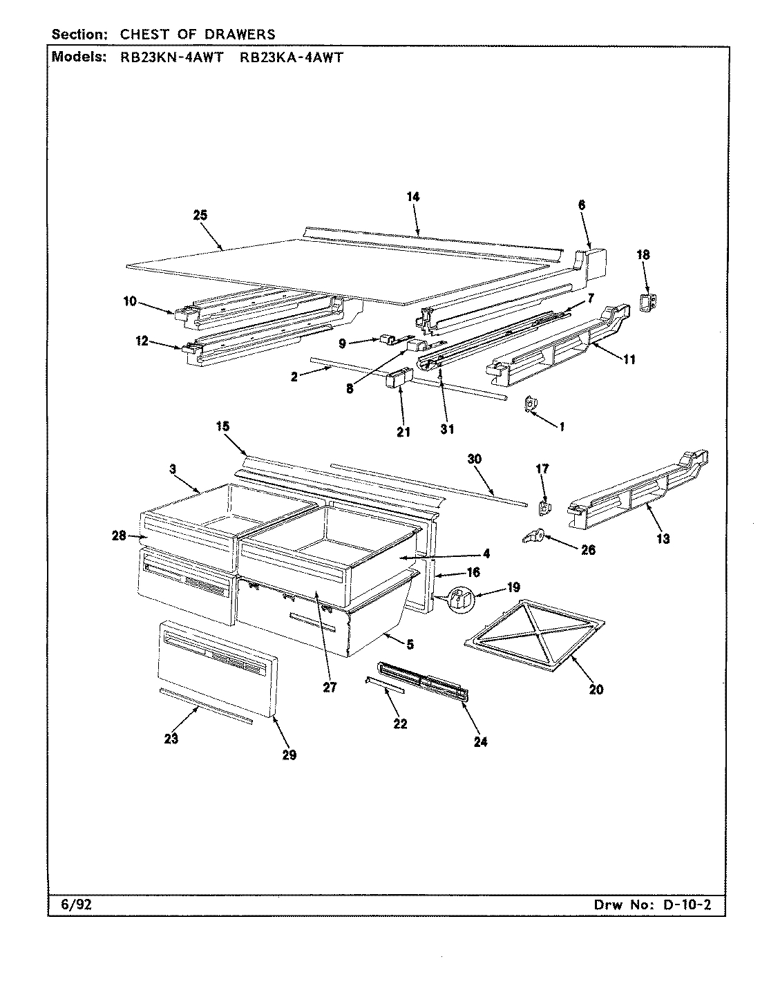 01 - CHEST OF DRAWERS