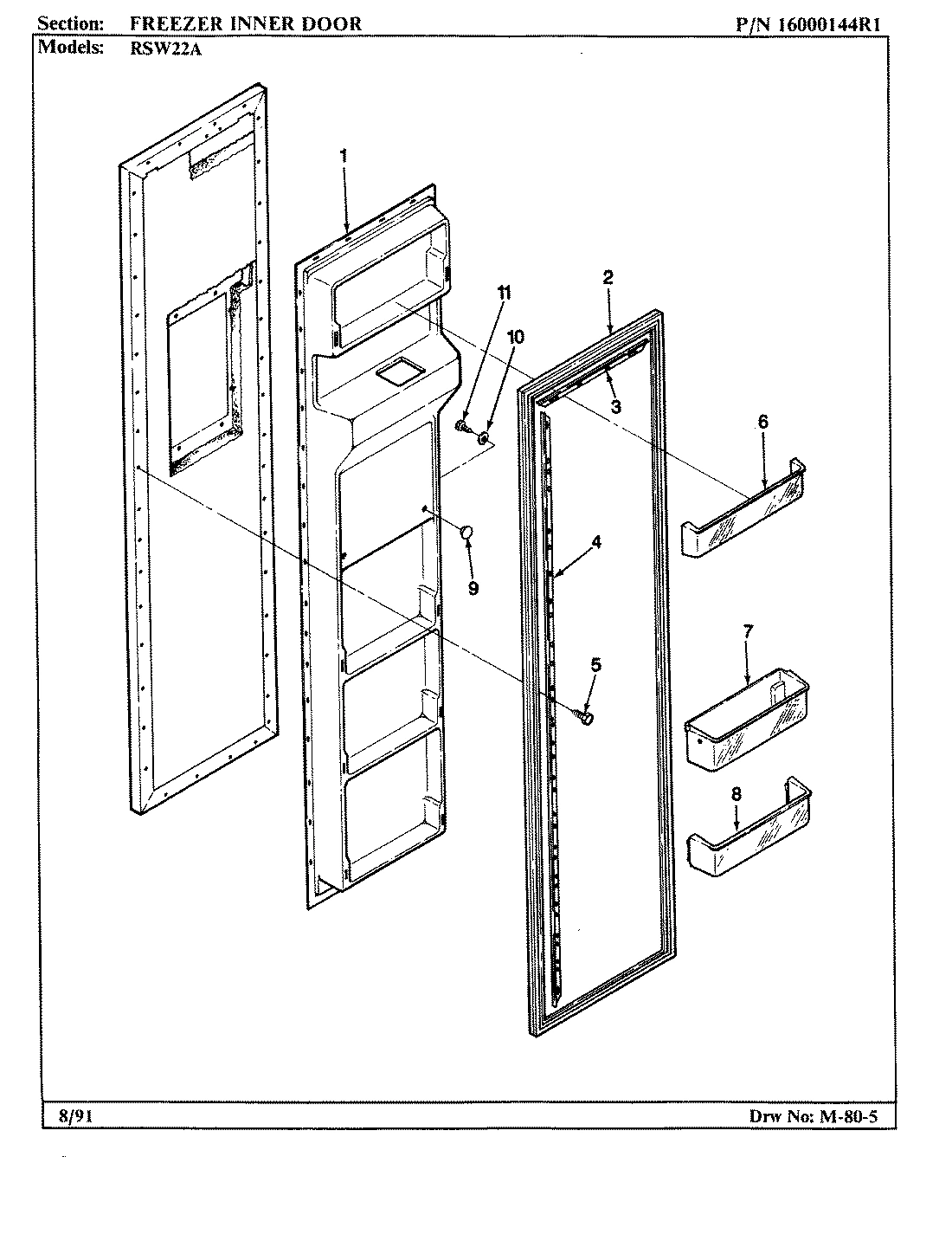 03 - FREEZER INNER DOOR