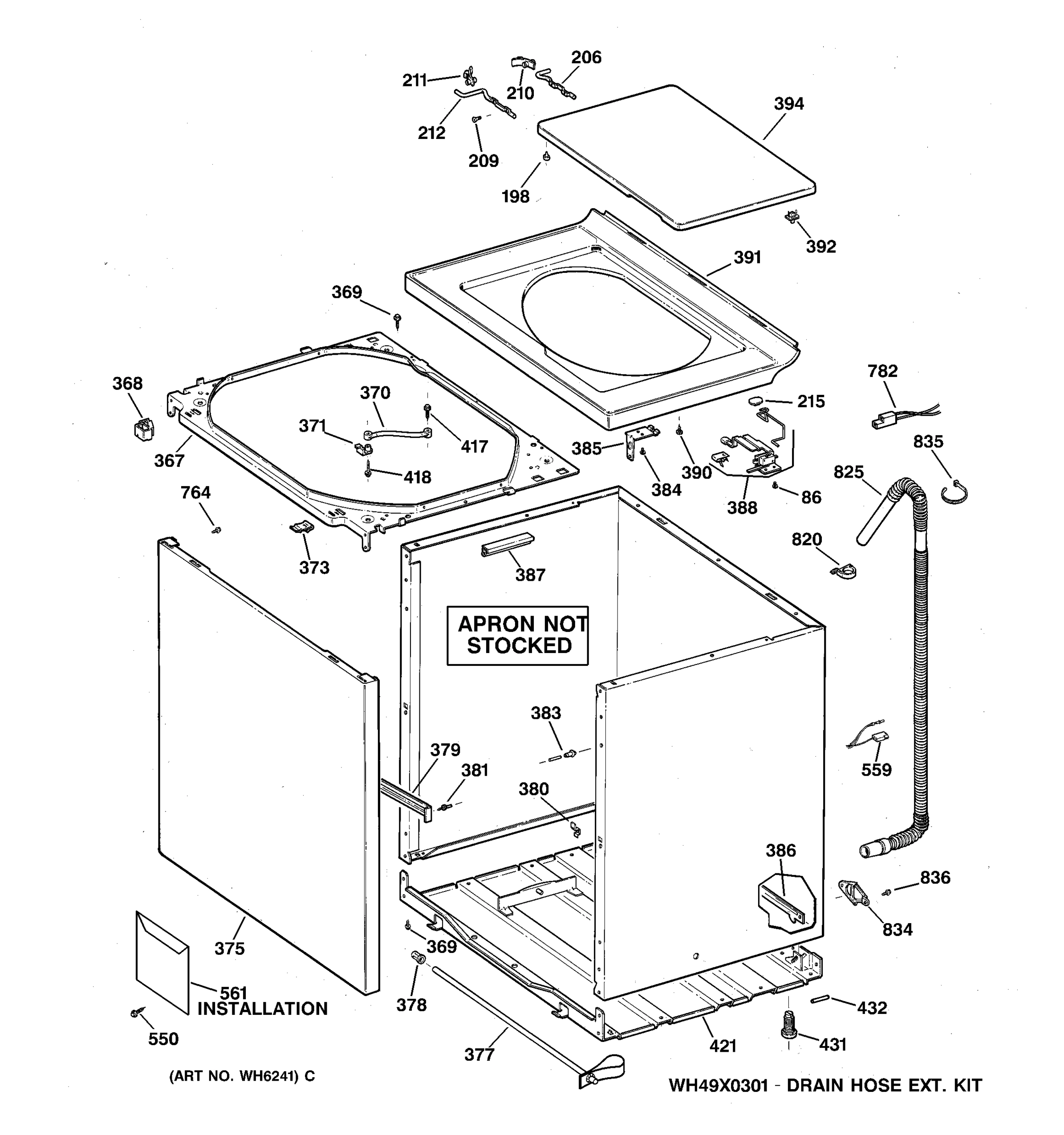 CABINET, COVER & FRONT PANEL