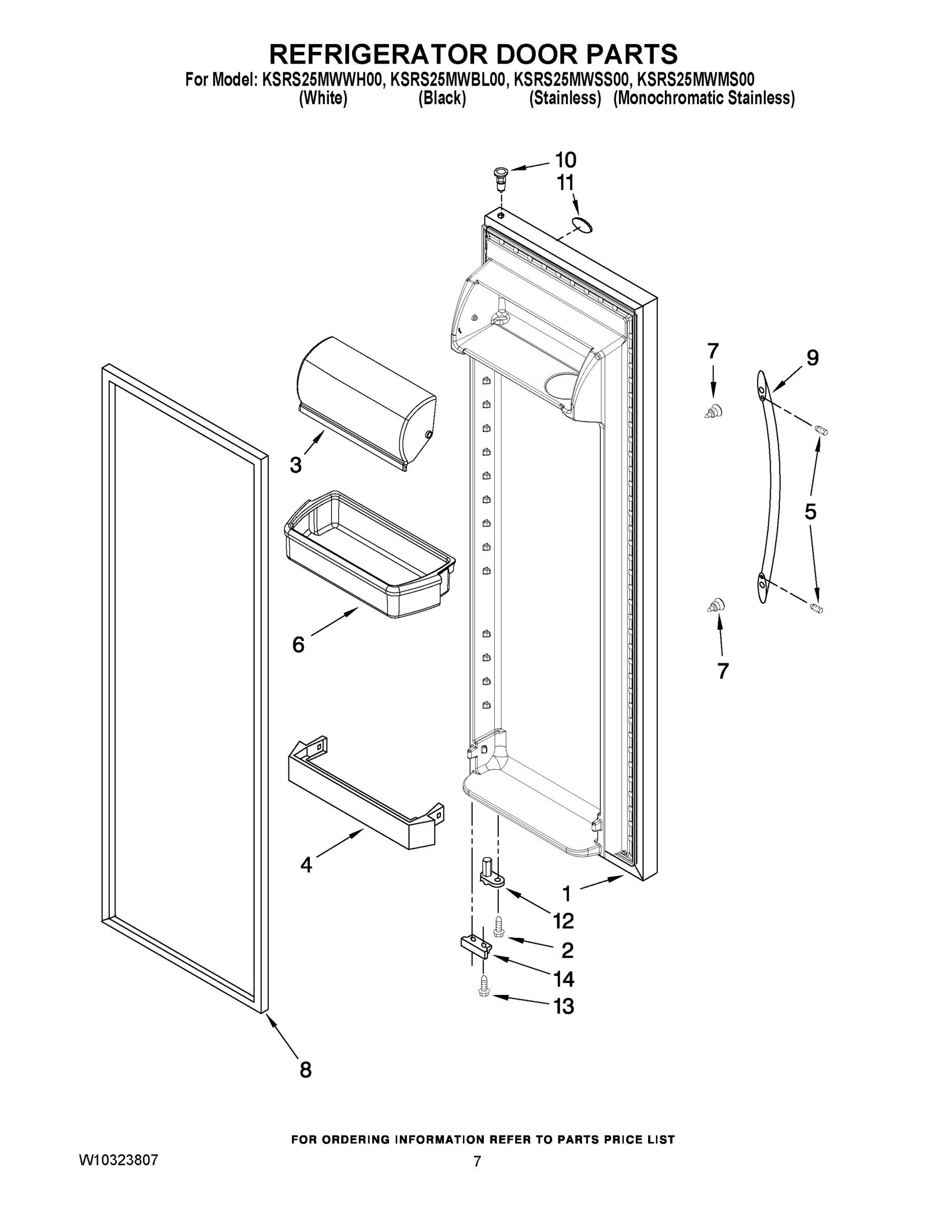 06 - REFRIGERATOR DOOR PARTS