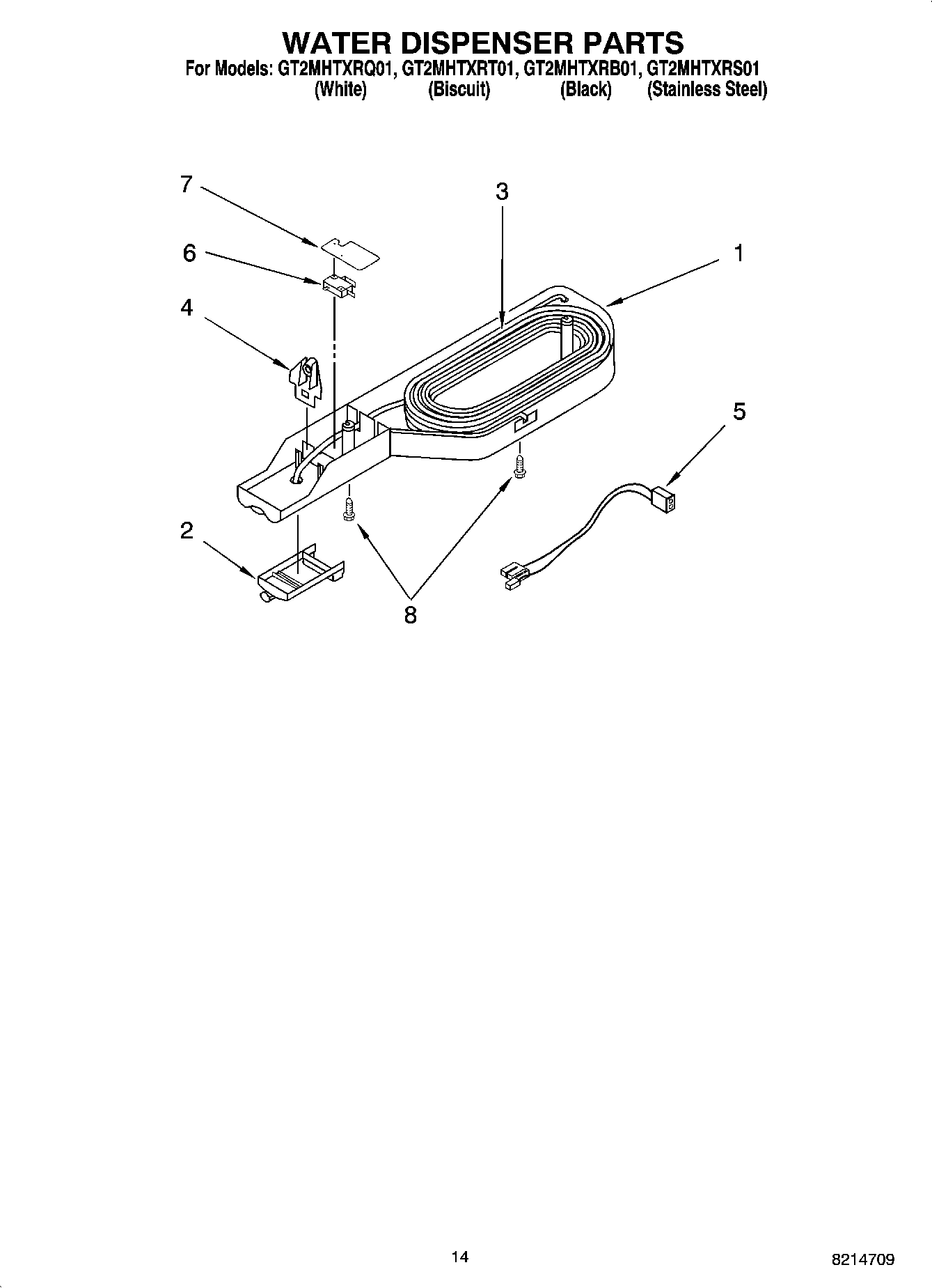 08 - WATER DISPENSER PARTS