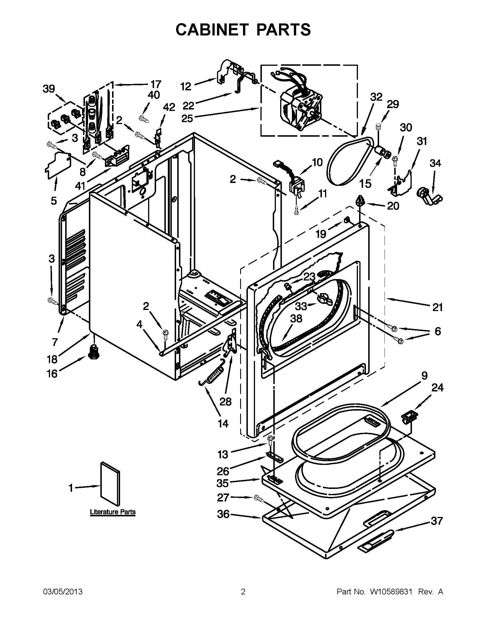 01 - CABINET PARTS
