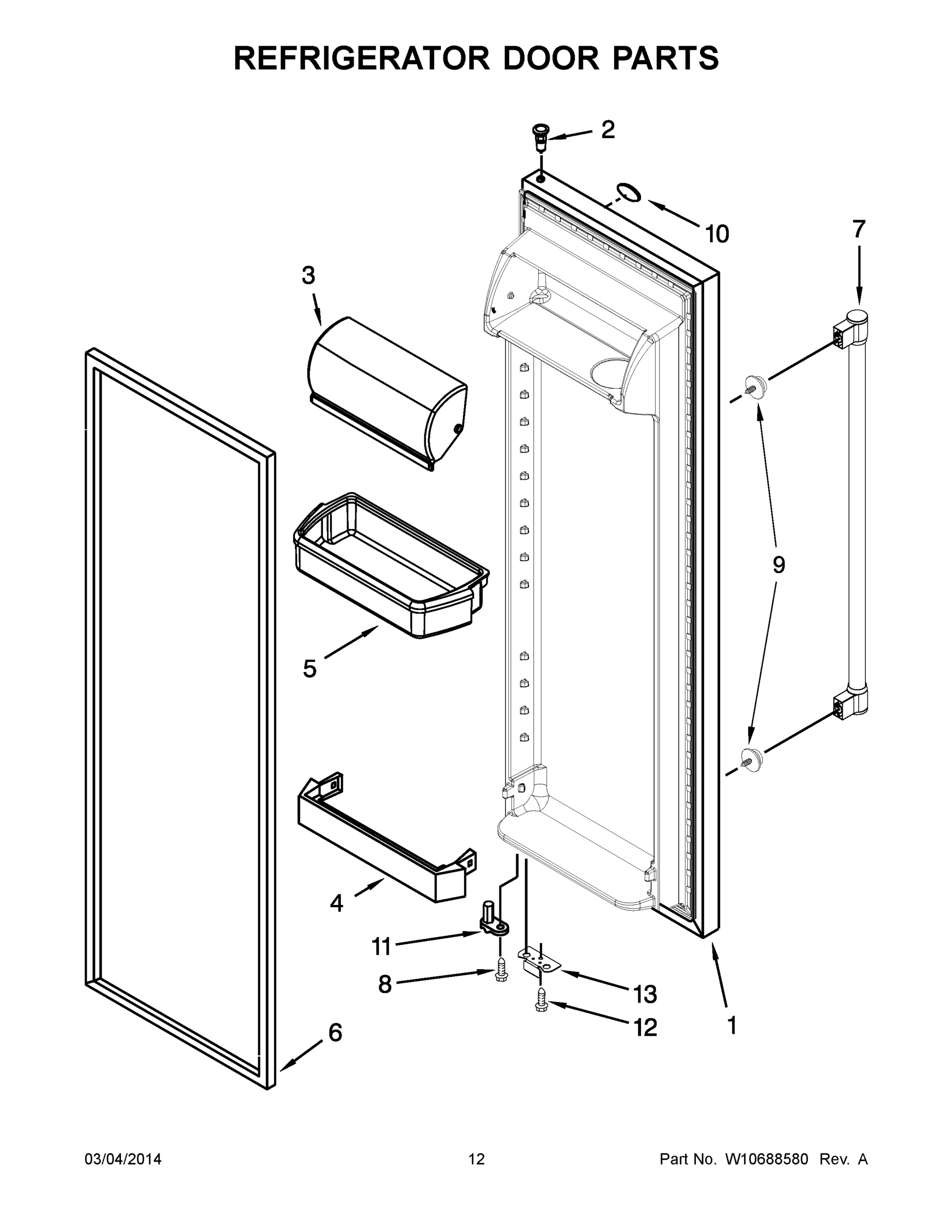07 - REFRIGERATOR DOOR PARTS