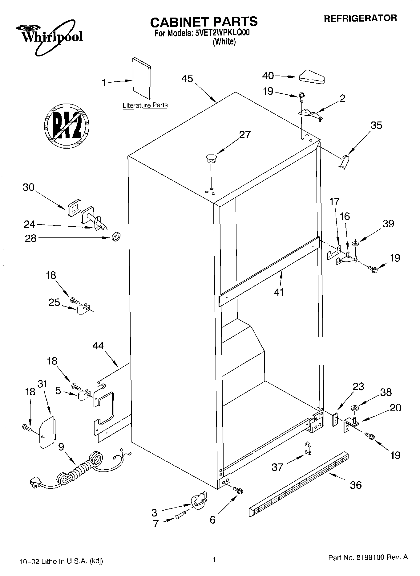 01 - CABINET, LITERATURE