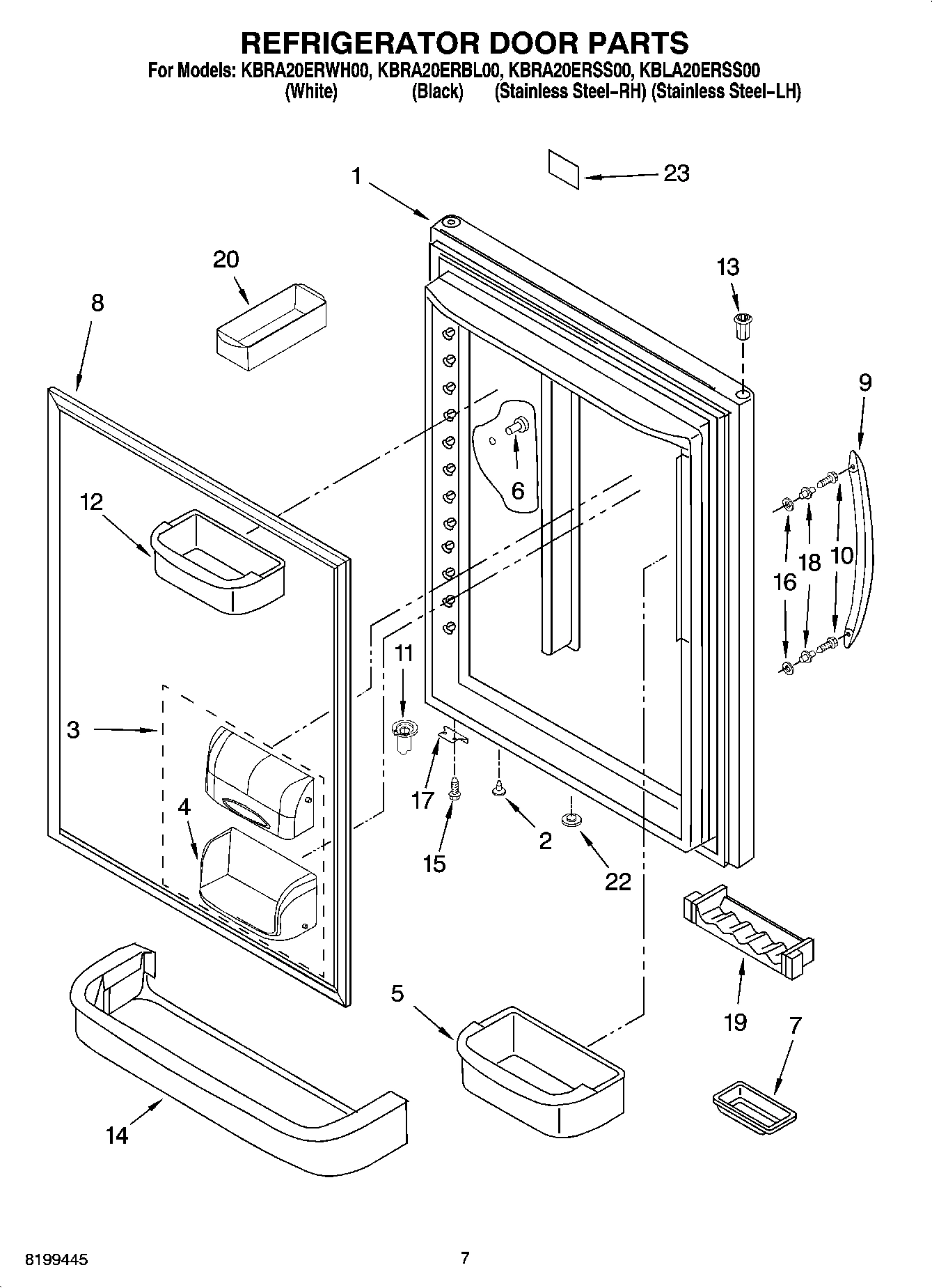 05 - REFRIGERATOR DOOR PARTS