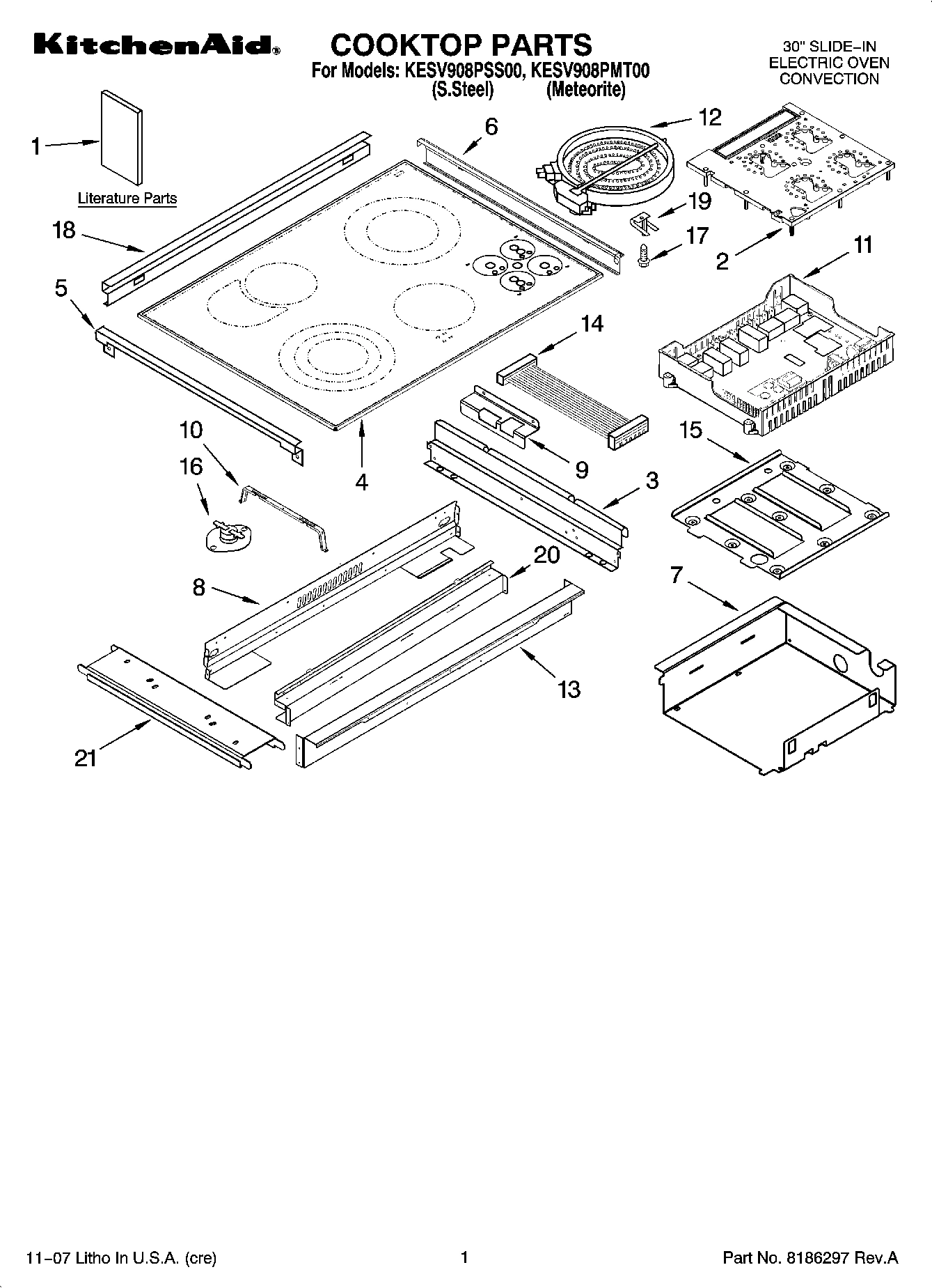 01 - COOKTOP PARTS