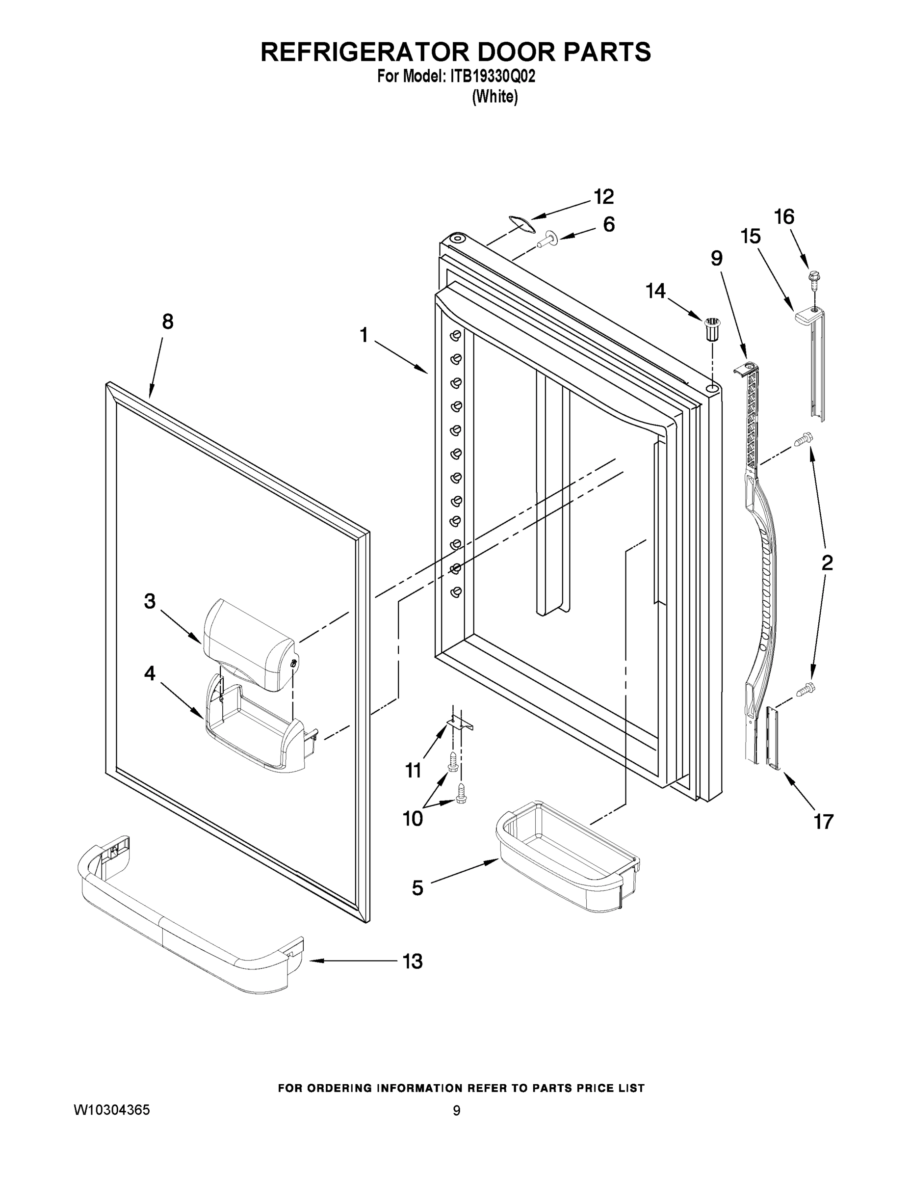 05 - REFRIGERATOR DOOR PARTS