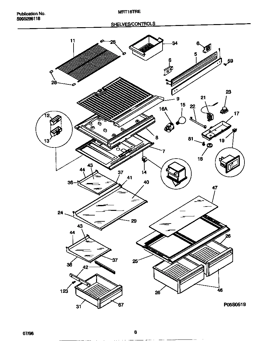 04 - SHELVES/CONTROLS