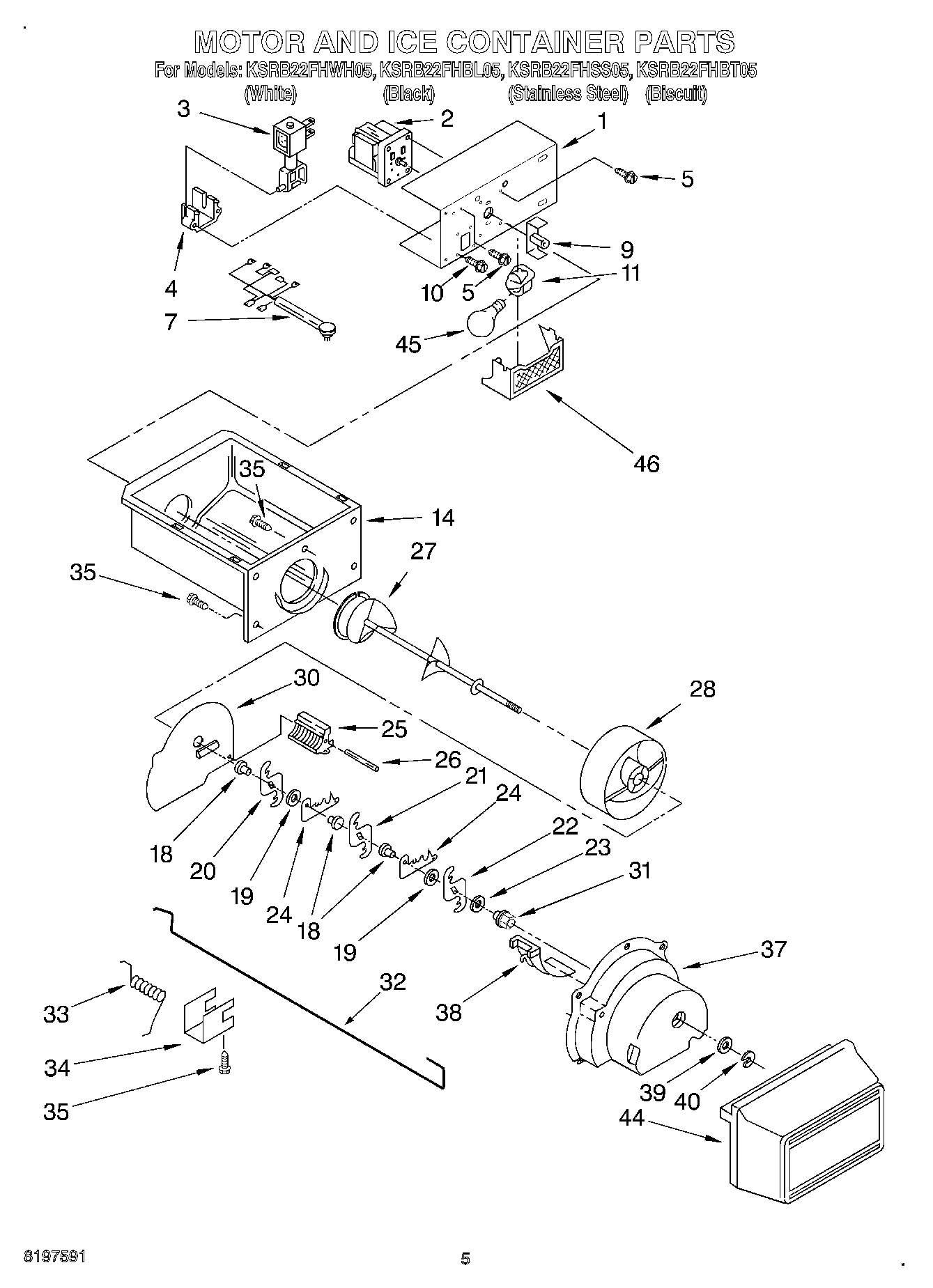 04 - MOTOR AND ICE CONTAINER