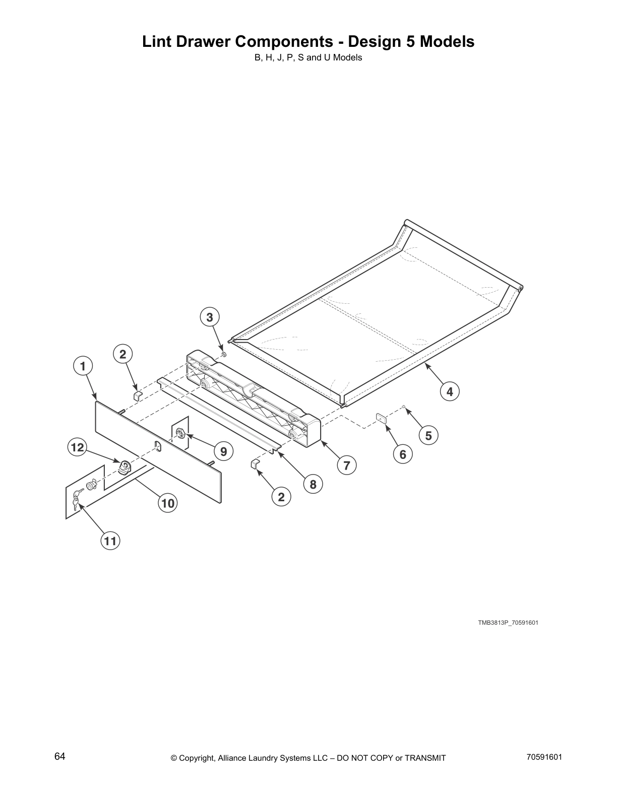 Lint Drawer Components - Design 5 Models