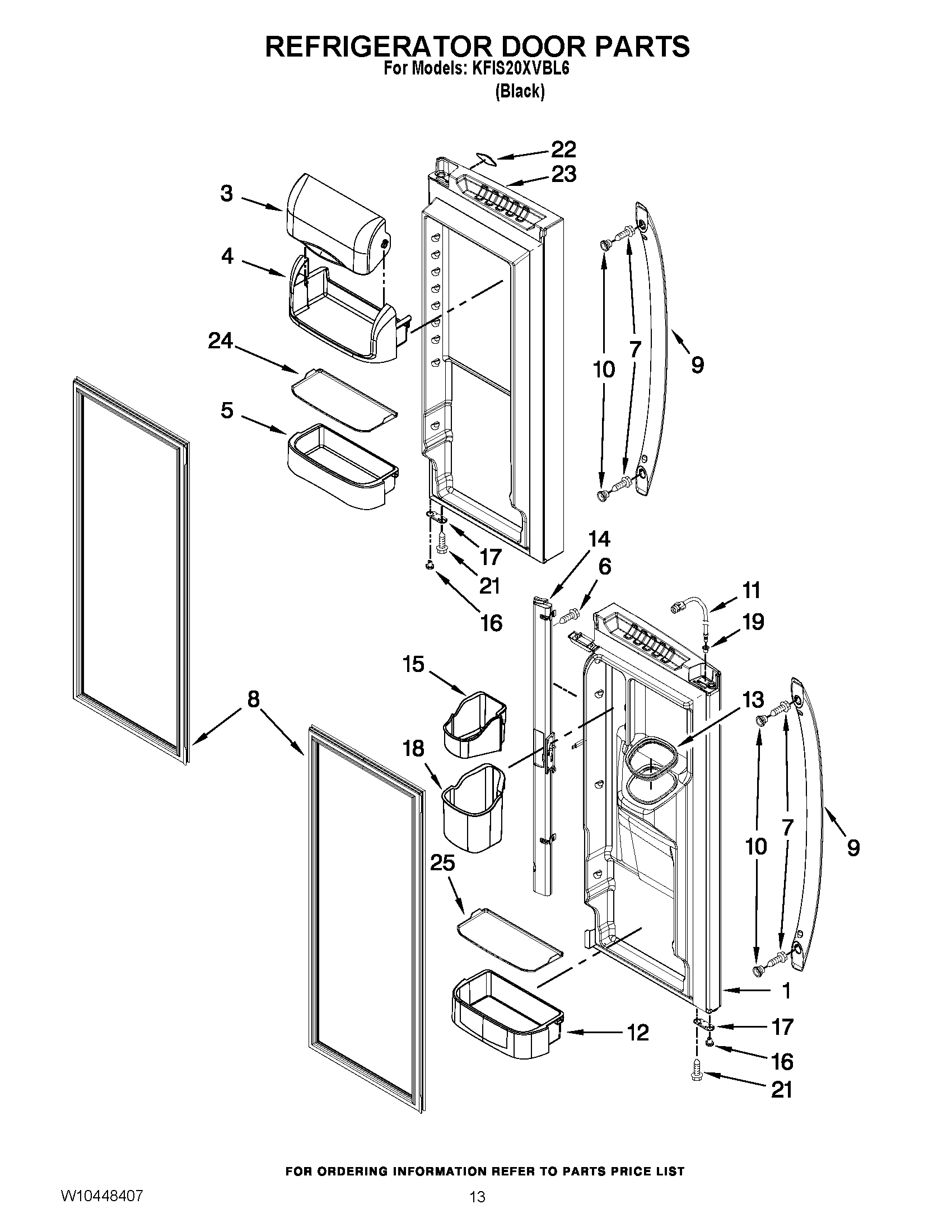 07 - REFRIGERATOR DOOR PARTS