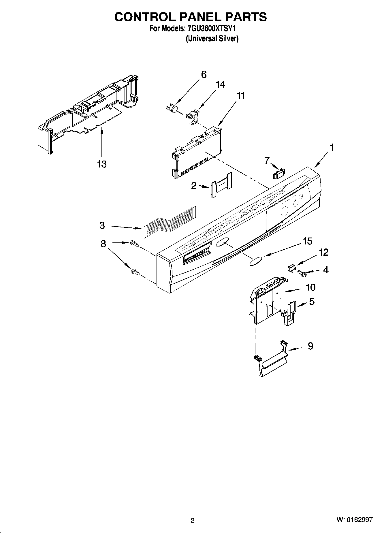 02 - CONTROL PANEL PARTS