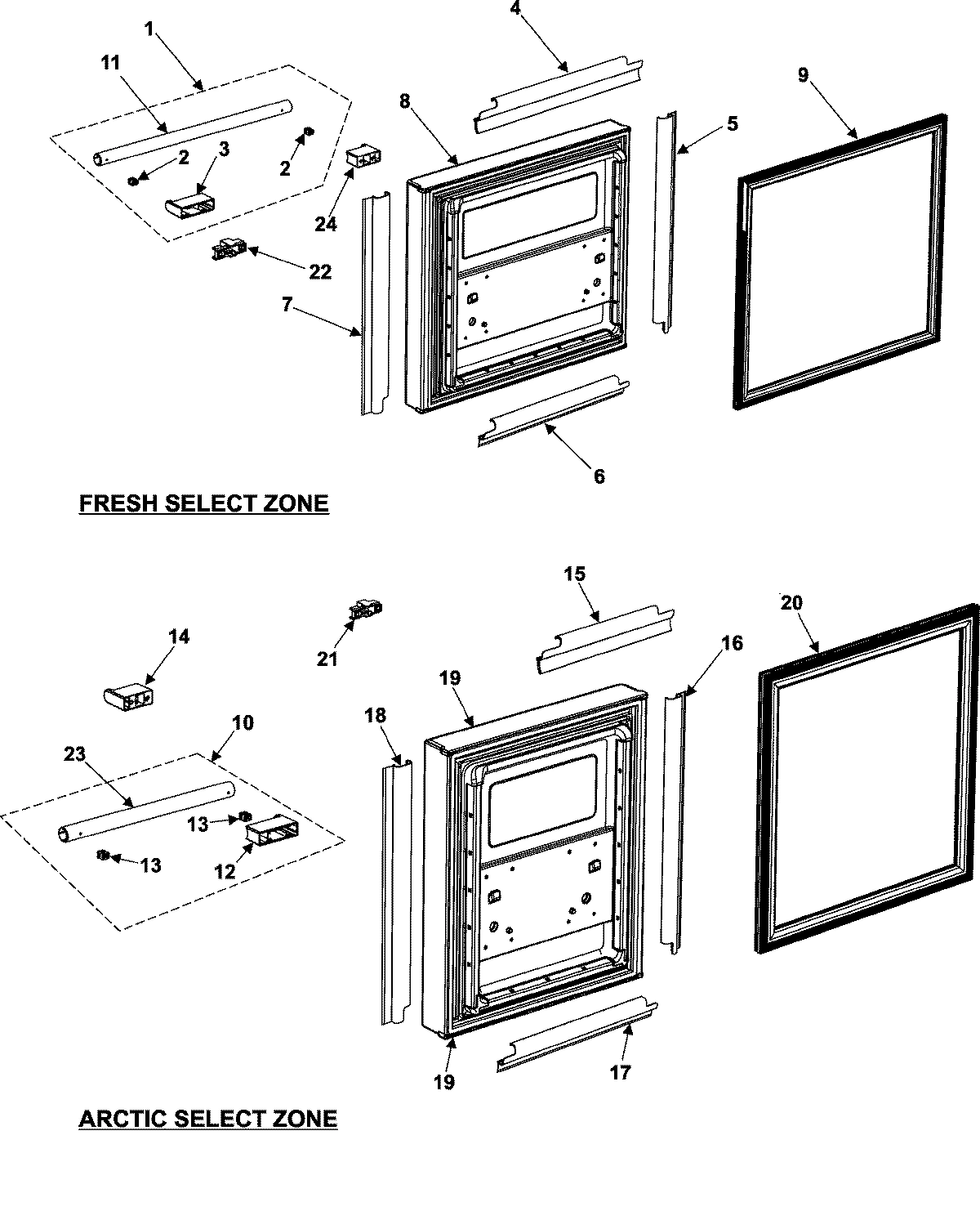 02 - ARCTIC/FRESH/SELECT ZONE DOORS