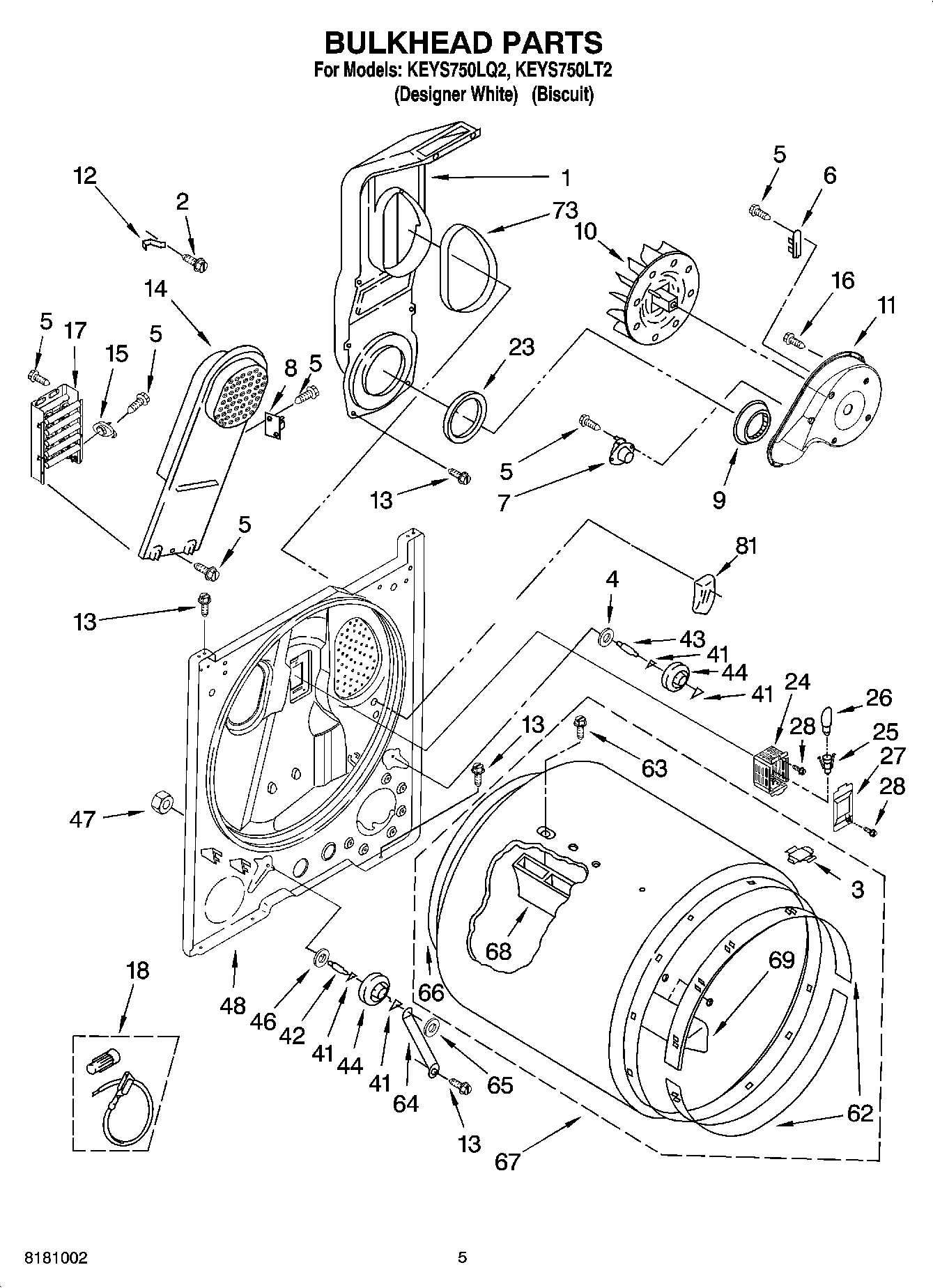 03 - BULKHEAD PARTS, OPTIONAL PARTS (NOT INCLUDED)