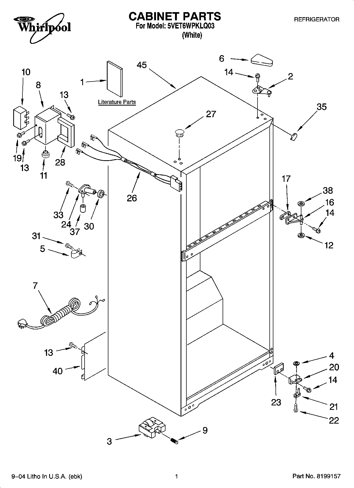 01 - CABINET PARTS