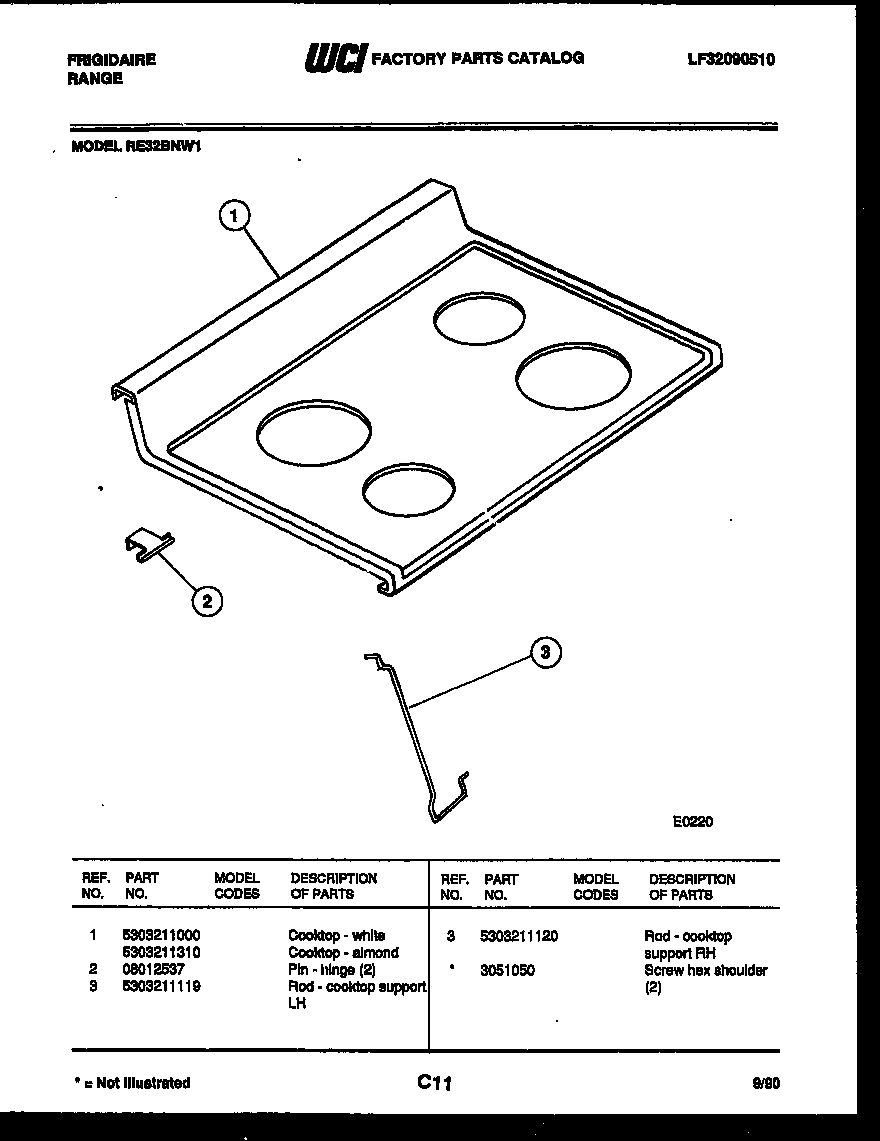 03 - COOKTOP PARTS
