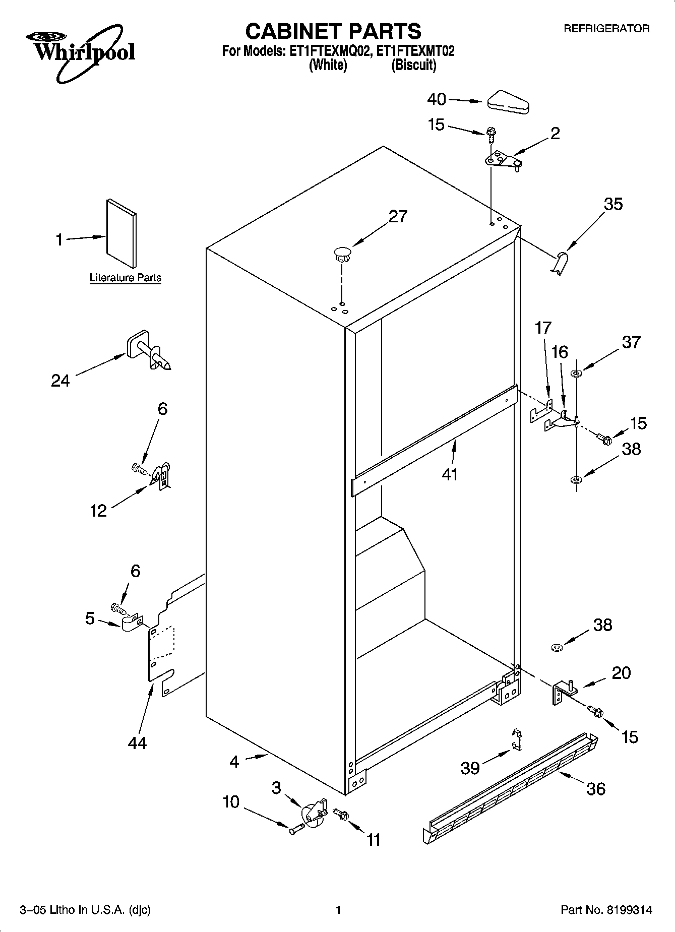 01 - CABINET PARTS