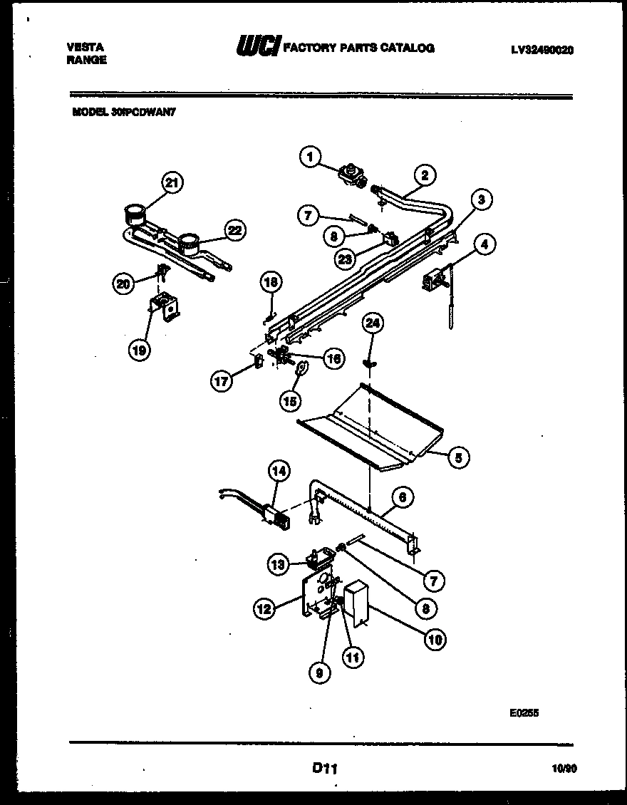 06 - BURNER, MANIFOLD AND GAS CONTROL