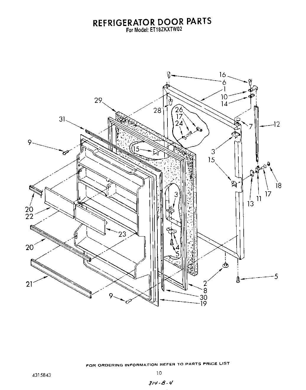 08 - REFRIGERATOR DOOR , LIT/OPTIONAL