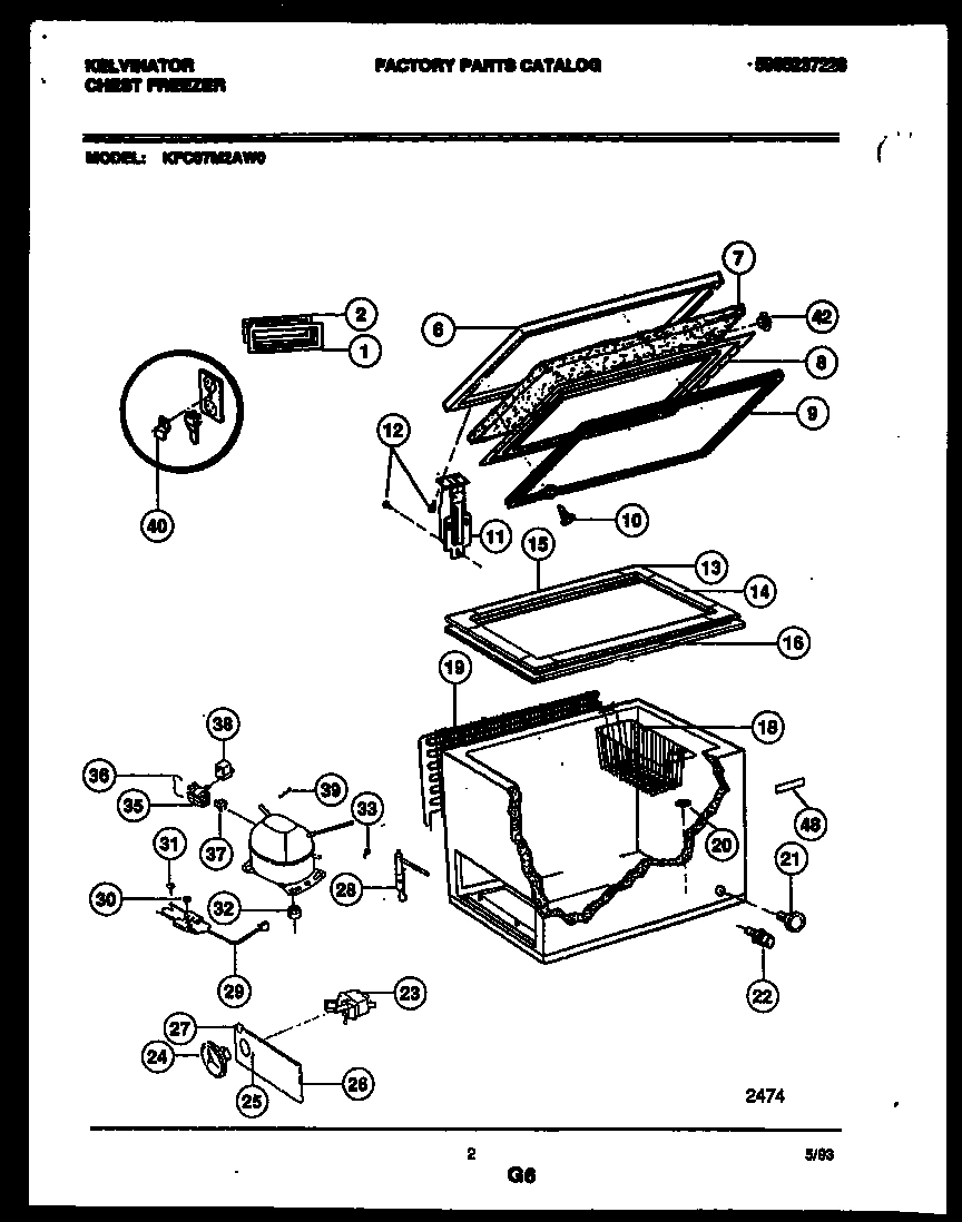 02 - CHEST FREEZER PARTS